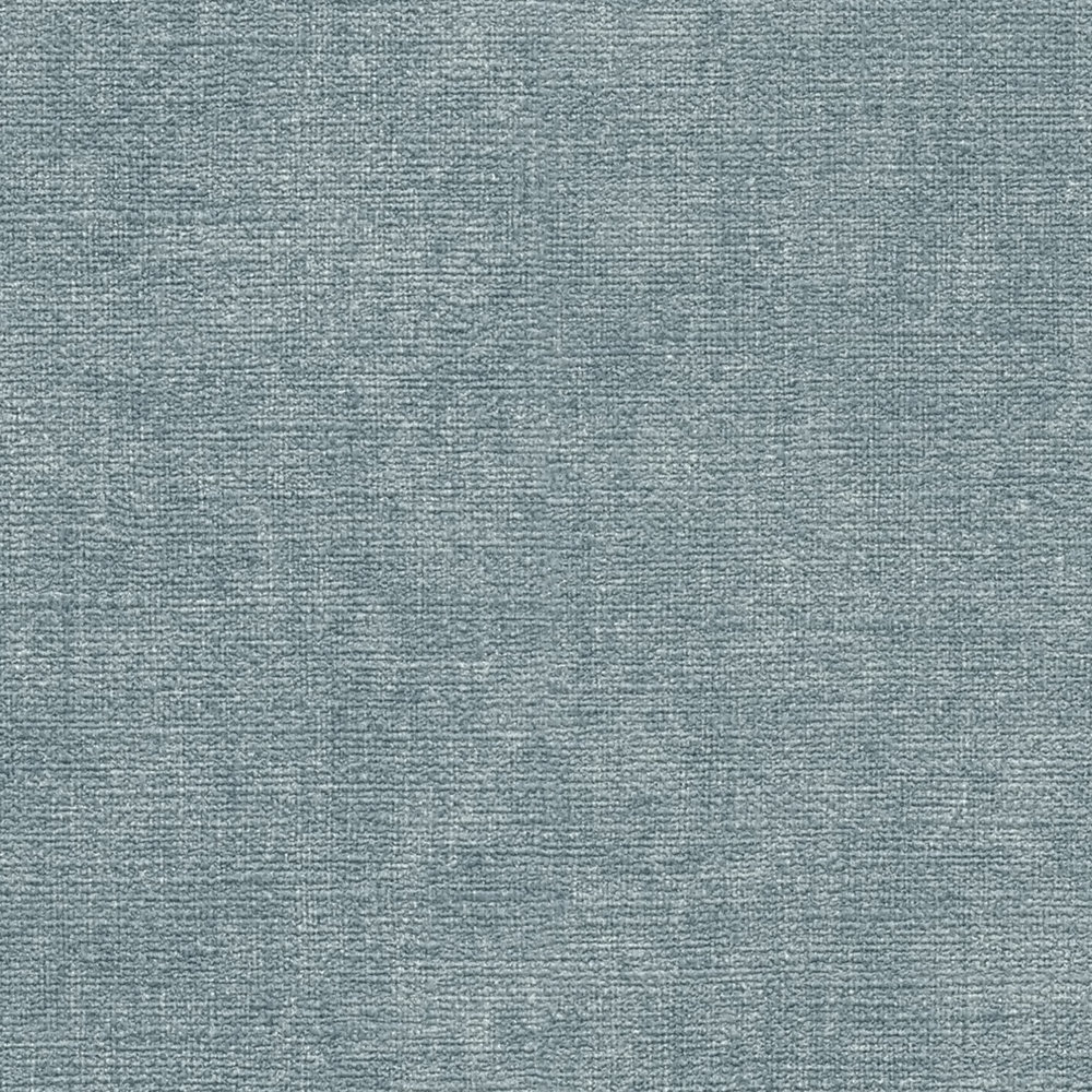             Lightly textured non-woven wallpaper in plaster look - blue, petrol
        