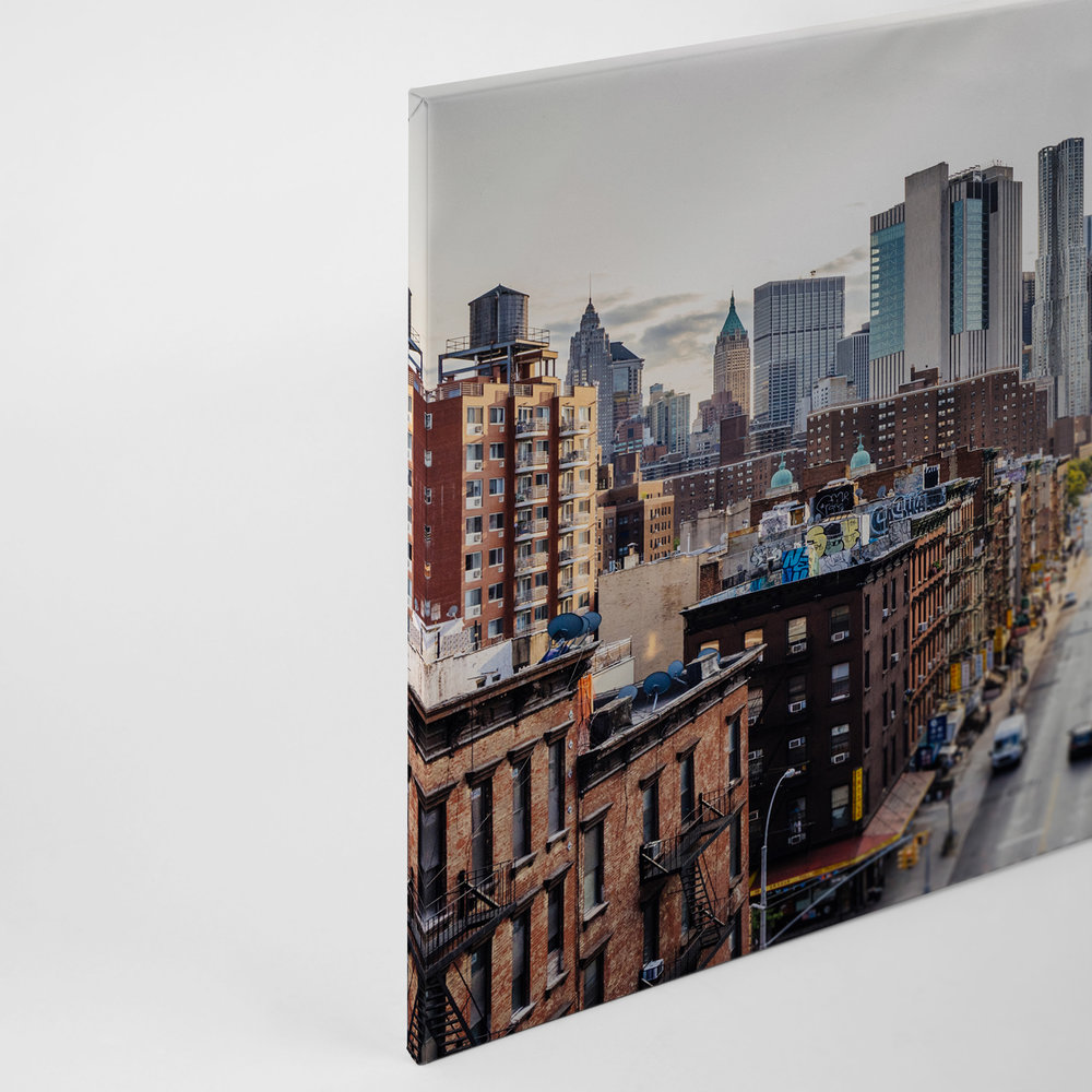             New York Canvas met Skyline - 0,90 m x 0,60 m
        