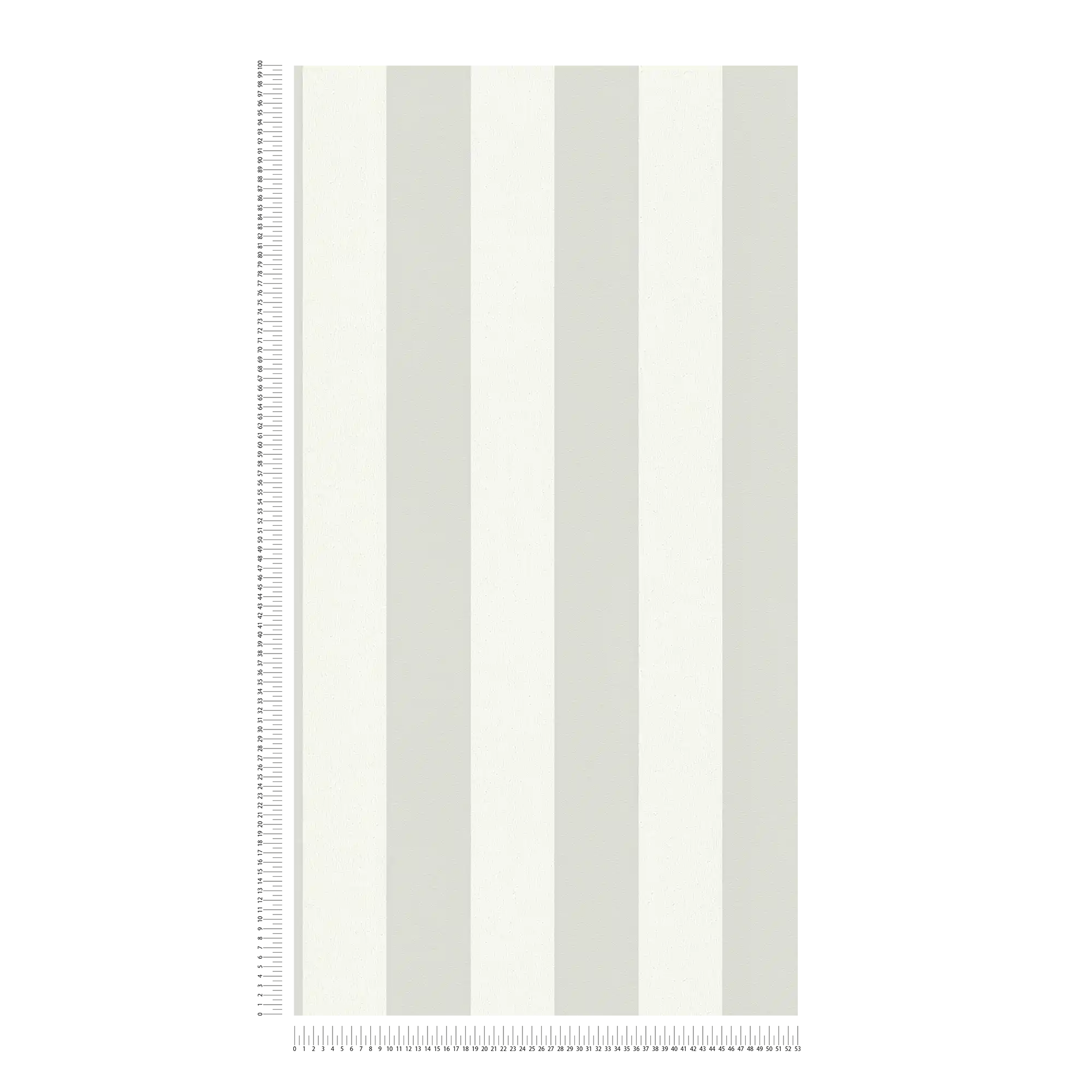             rayures Papier peint à motifs structurés, rayures en bloc gris & blanc
        