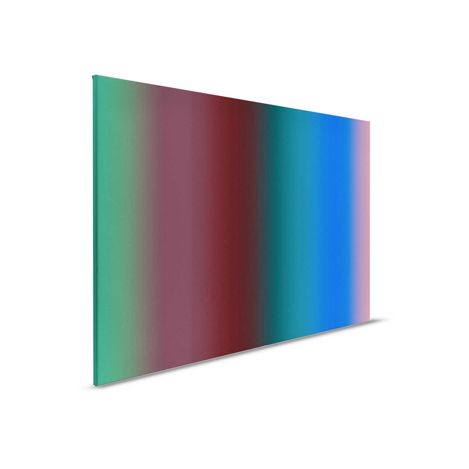         Over the Rainbow 2 - Gradient Canvas Painting Colourful Stripe Design - 0.90 m x 0.60 m
    