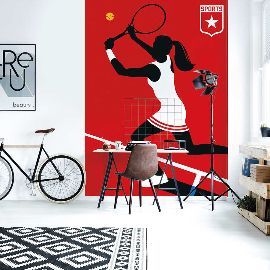         Photo wallpaper sport tennis motif player icon
    