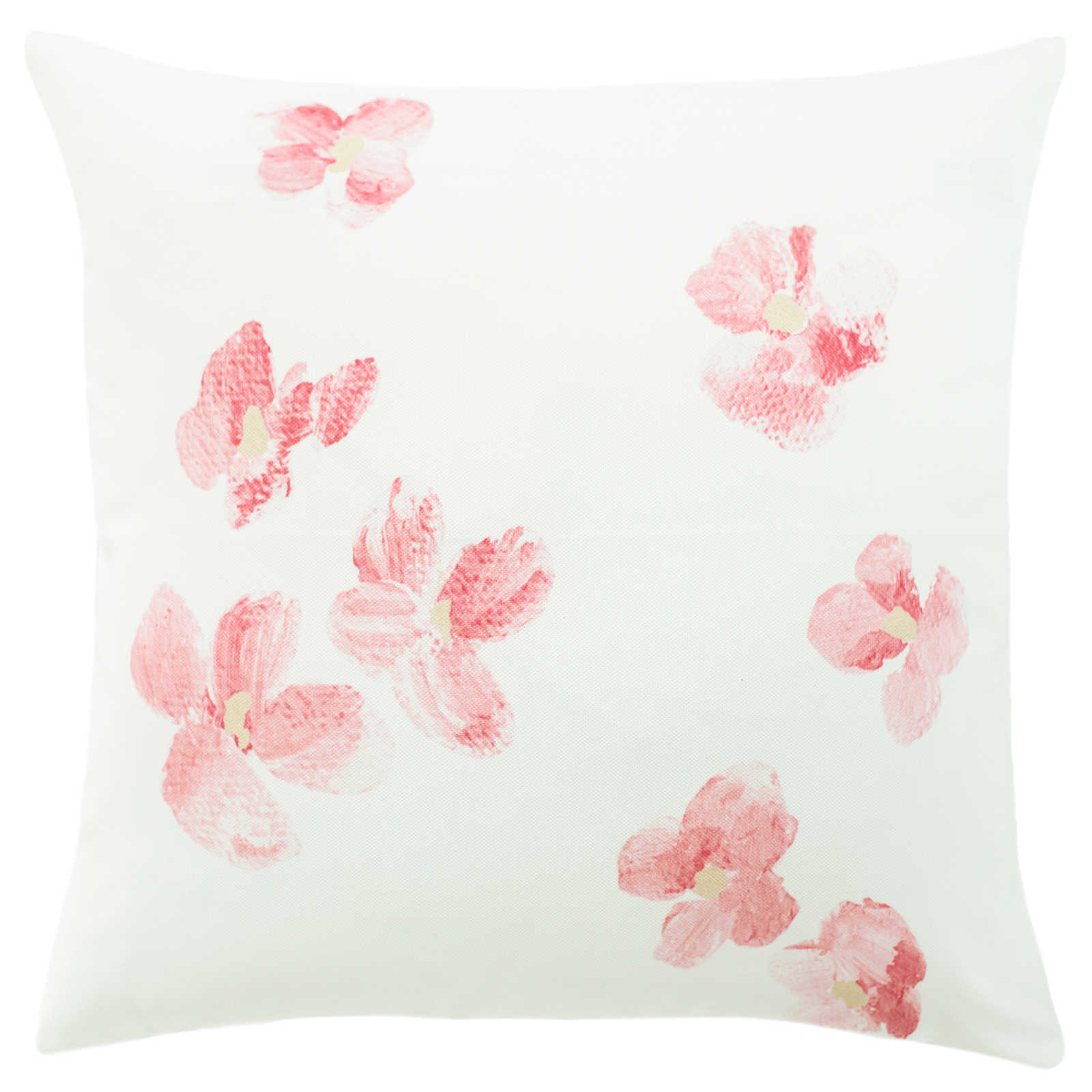 Cushion Cover White "Cherry Blossoms 3», 45x45cm
