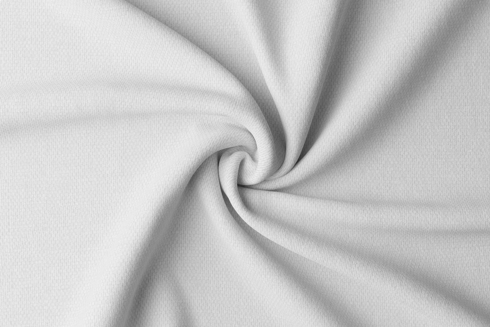             Echarpe décorative à passants 140 cm x 245 cm fibre synthétique blanche
        