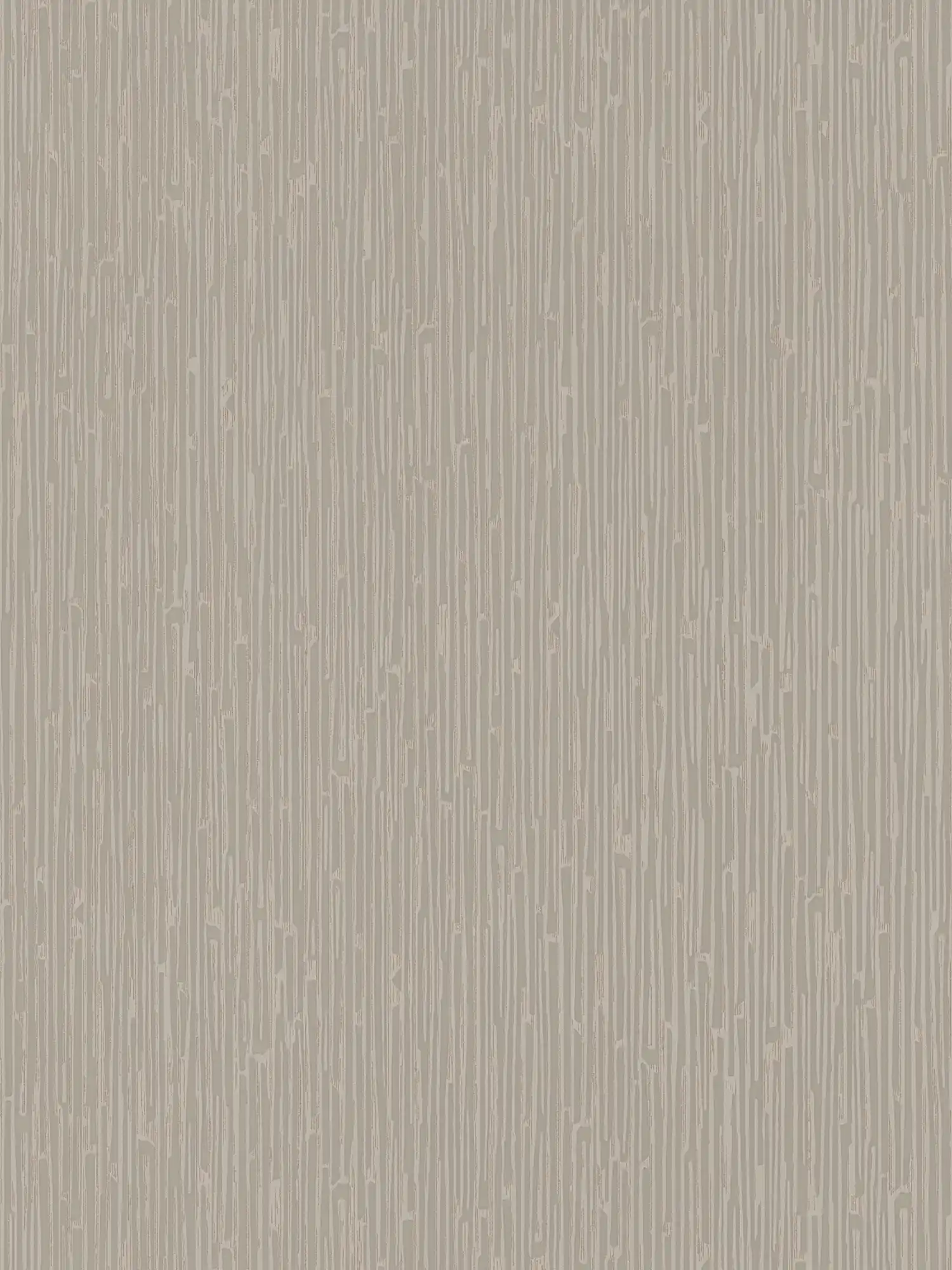 Non-woven wallpaper taupe with tone-on-tone texture effect
