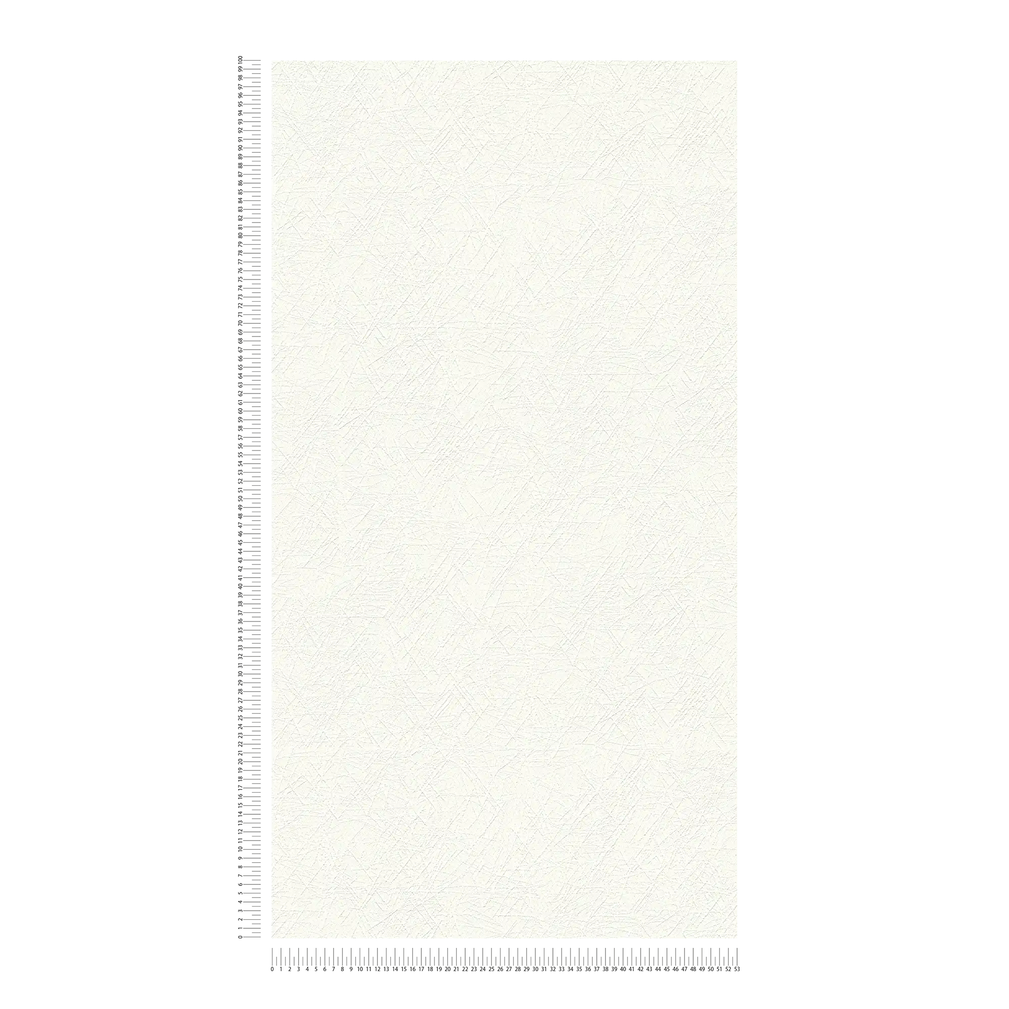             Carta da parati bianca in tessuto non tessuto intonaco retrò con motivo a trama 3D
        