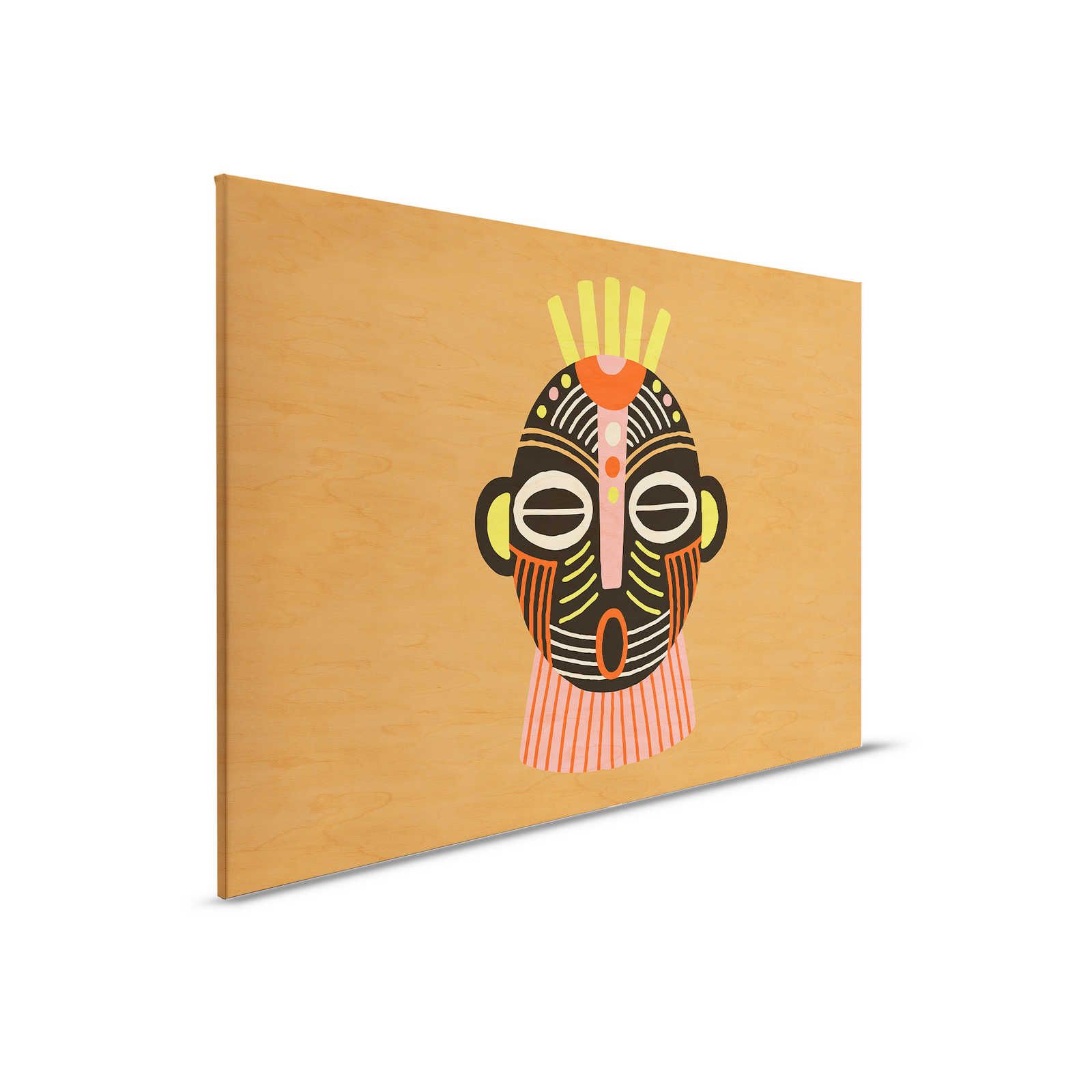         Overseas 4 - Canvas painting Africa Design Inspiration Mask - 0,90 m x 0,60 m
    