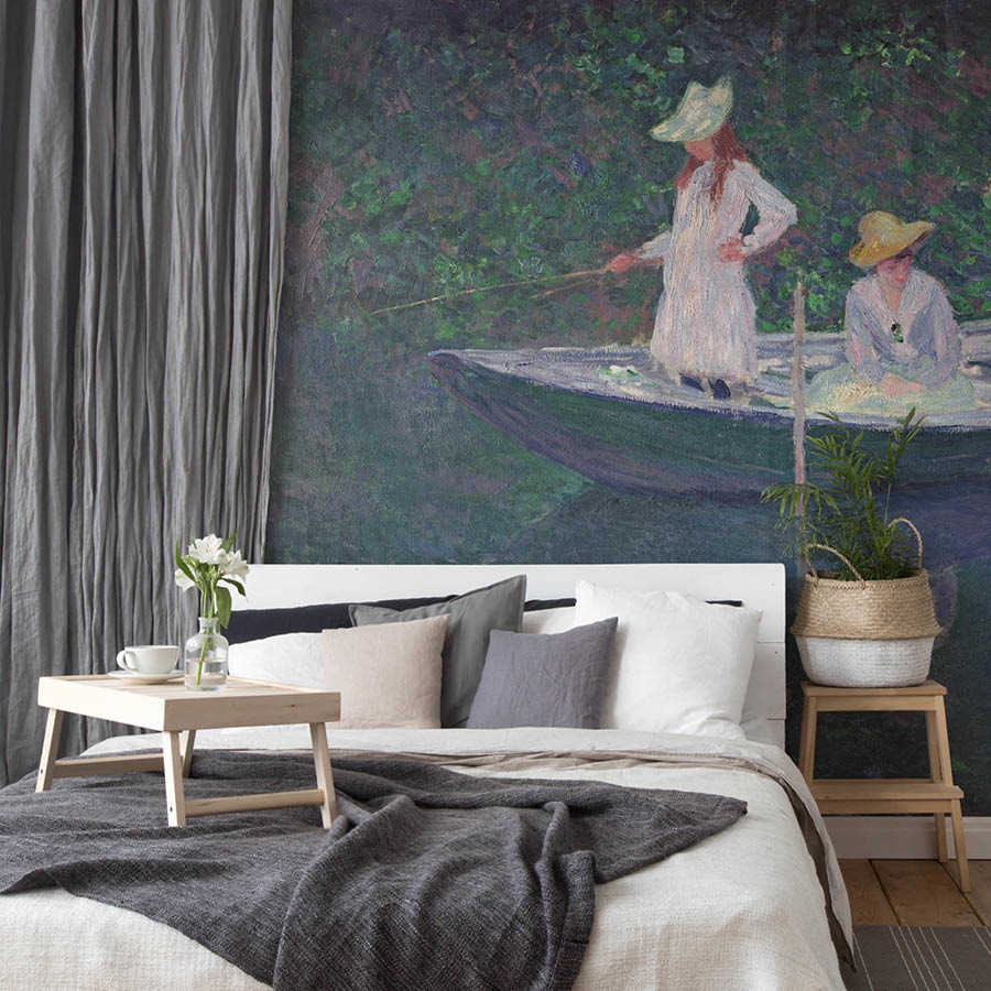 Mural "La barca de Giverny" de Claude Monet
