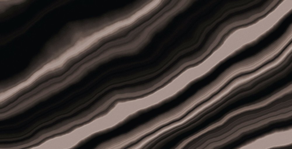             Onyx 2 - Coupe transversale d'un marbre onyx comme papier peint - beige, noir | Intissé lisse mat
        