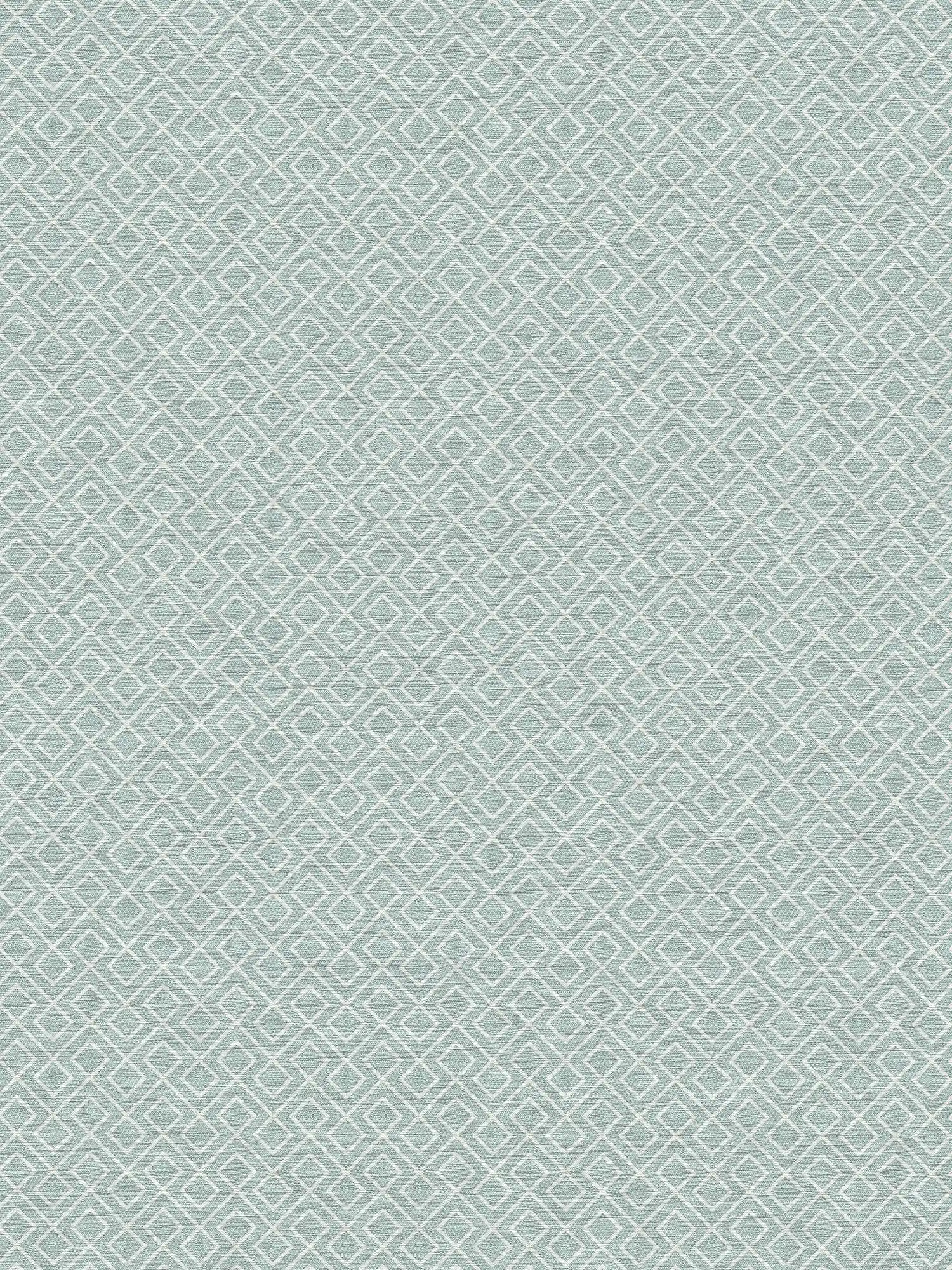 Non-woven wallpaper with graphic pattern in Scandi style - blue
