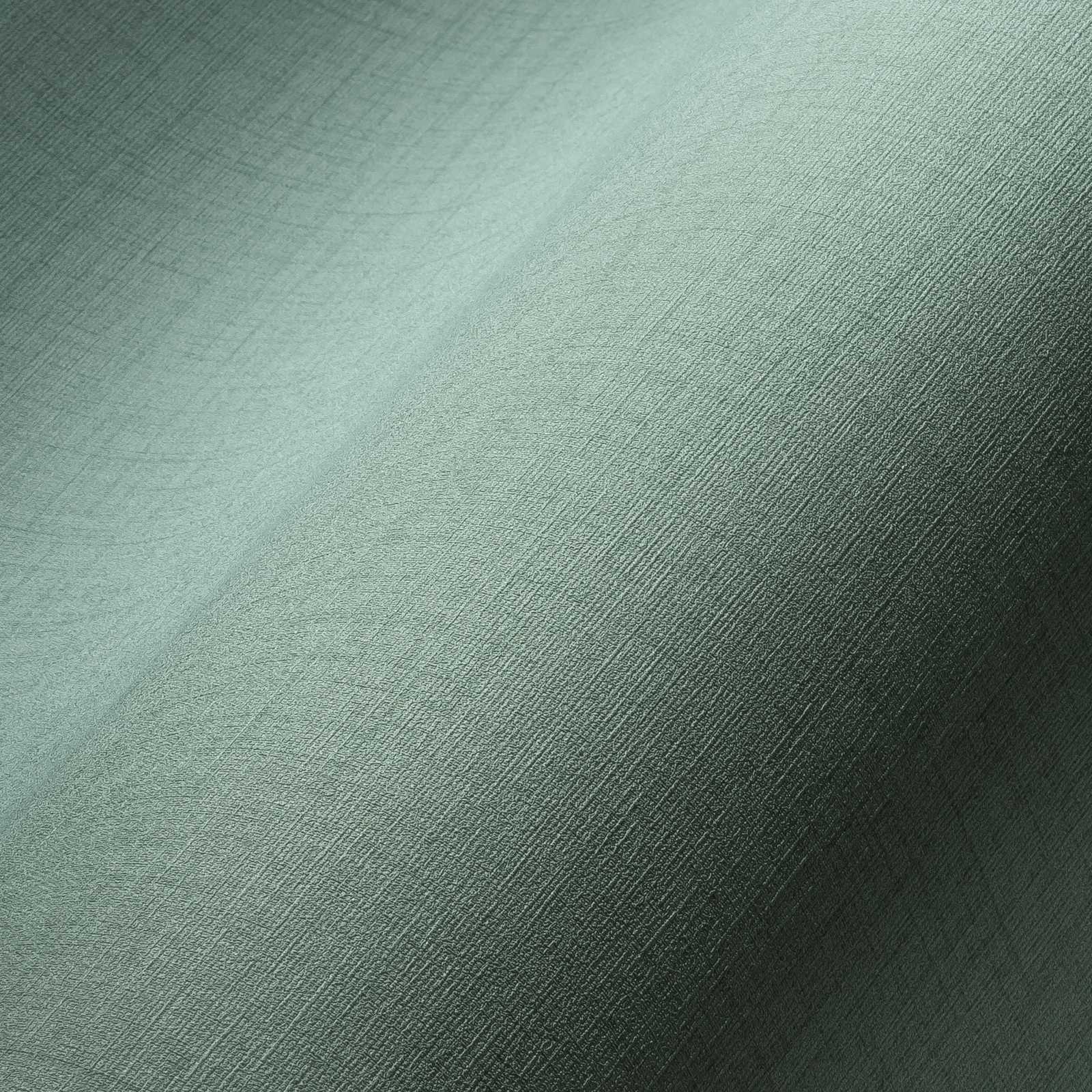             Wallpaper sage green with linen look & texture effect - green
        