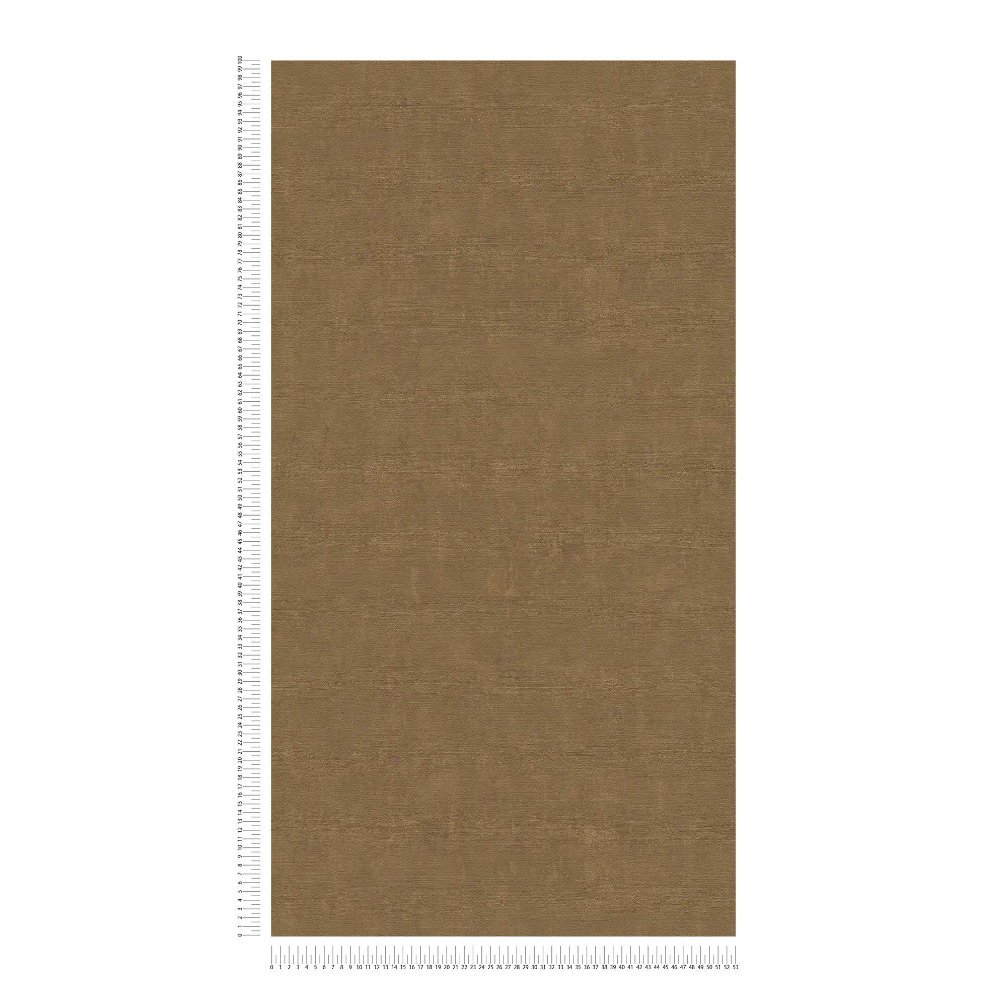             carta da parati bronzo screziato con aspetto intonaco in look usato - marrone, metallico
        