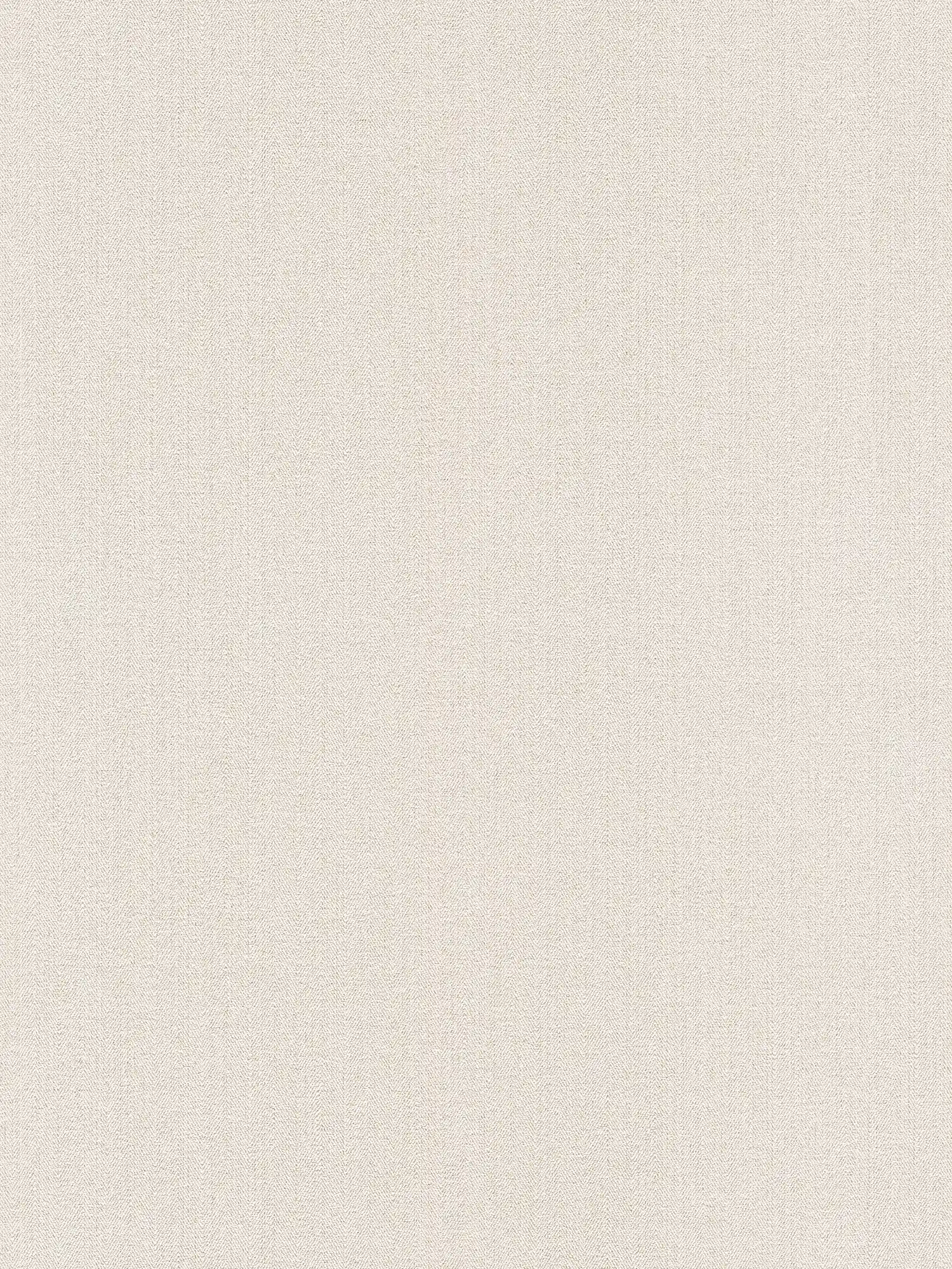 Non-woven wallpaper with herringbone pattern - beige
