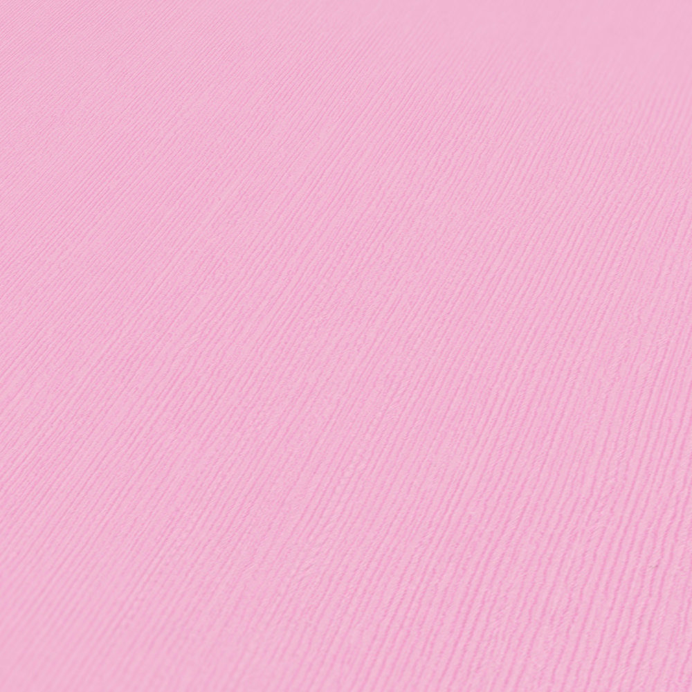             Papel pintado rosa liso con textura en relieve - Rosa
        