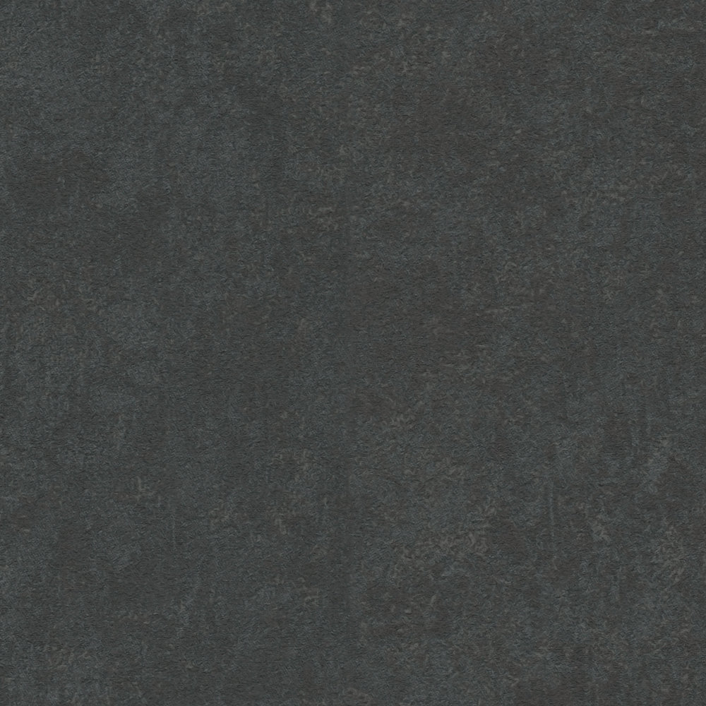             Black uni wallpaper non-woven with structure design
        
