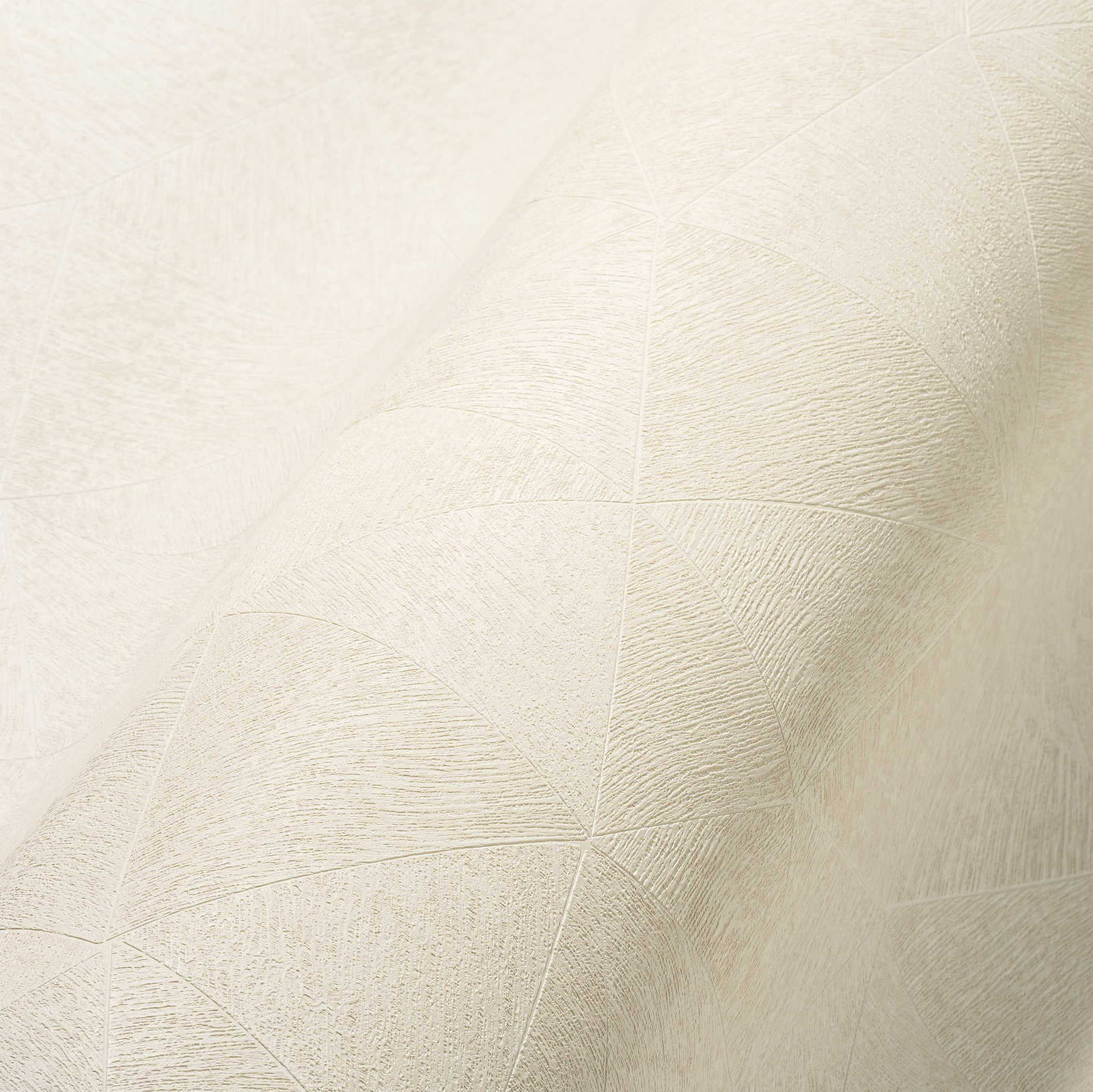             Papel pintado tejido-no tejido con motivos claros - blanco
        