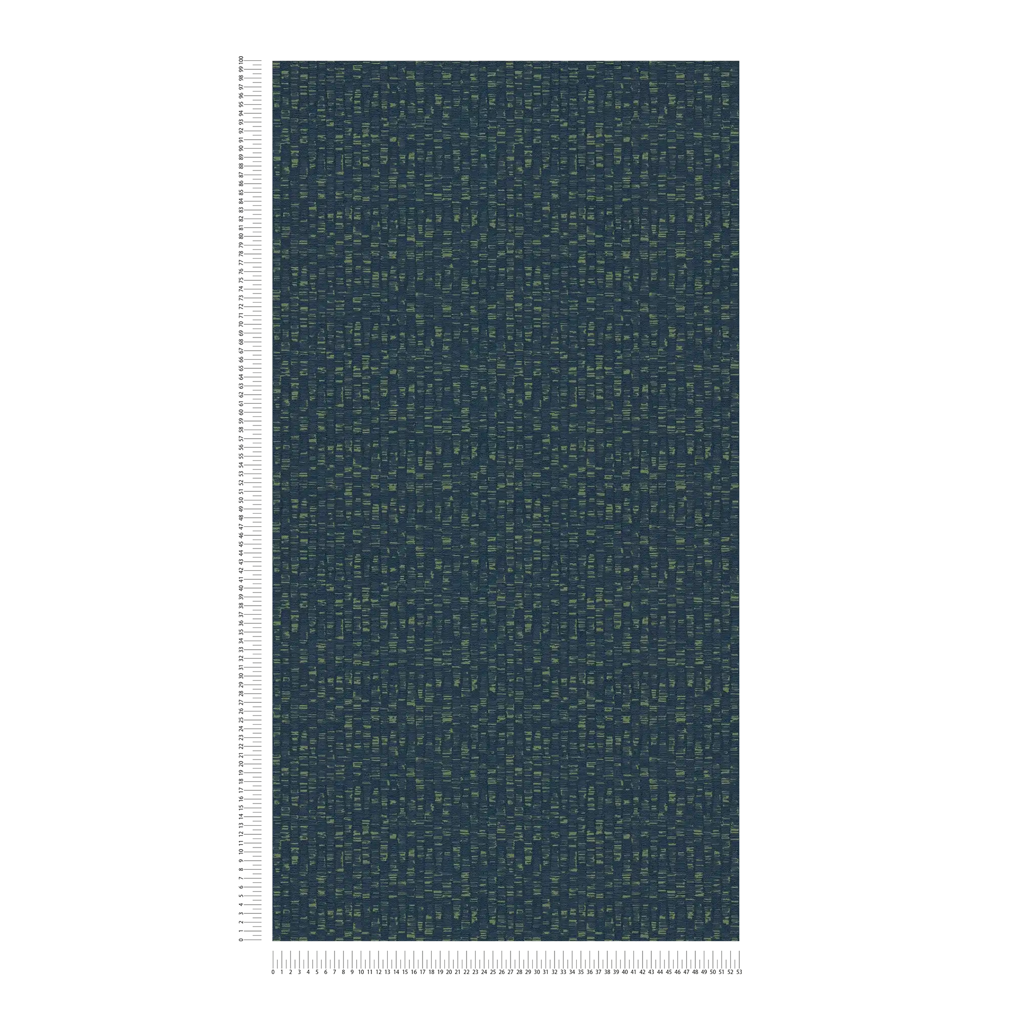             Papier peint intissé avec motif discret - bleu, vert
        