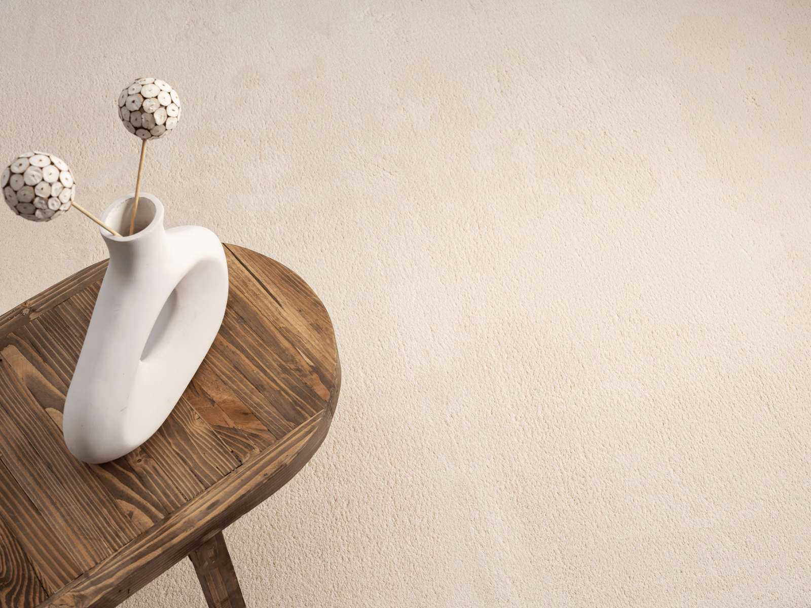             Soft high pile carpet in beige - 340 x 240 cm
        