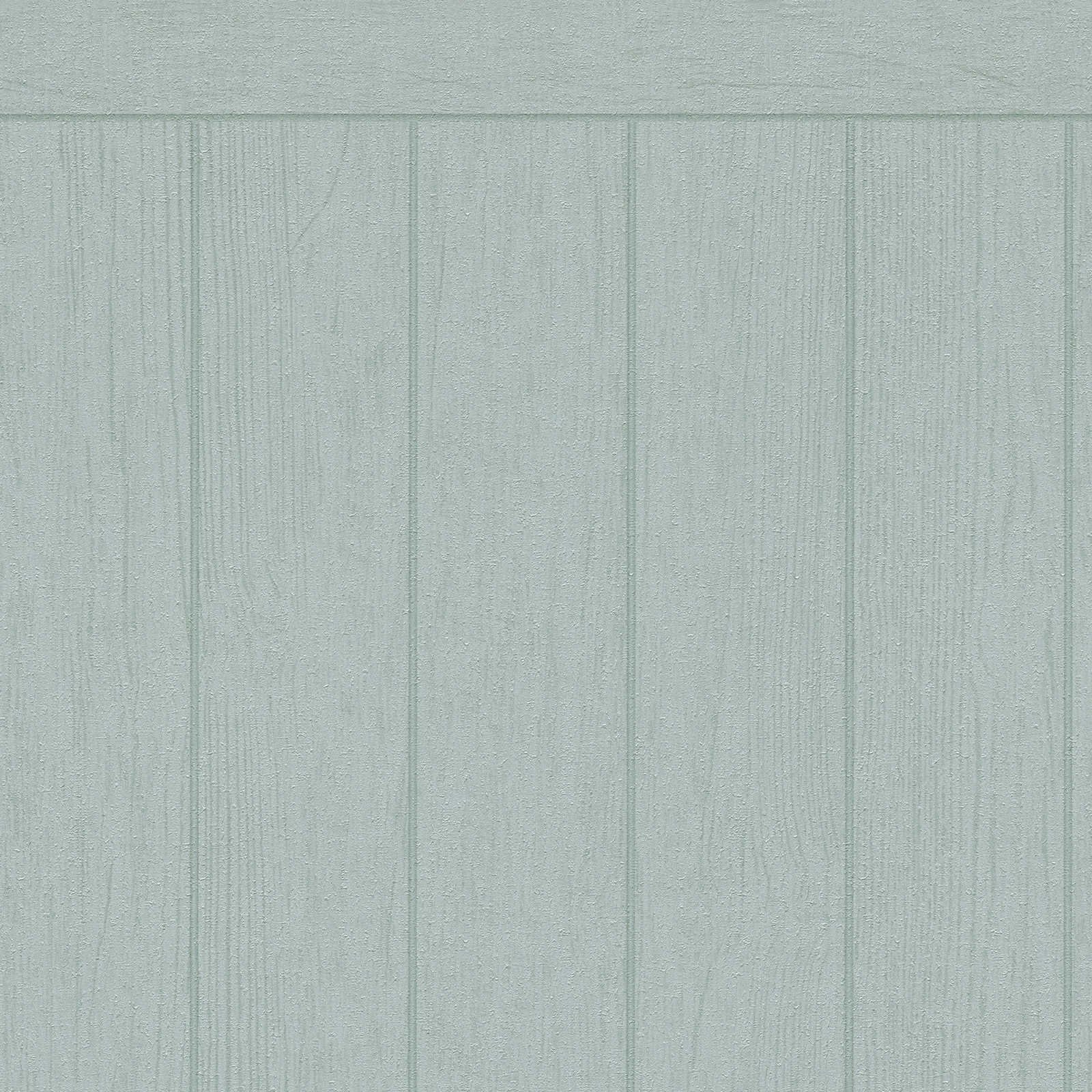 Pannello murale in tessuto non tessuto con aspetto di travi in legno - verde salvia
