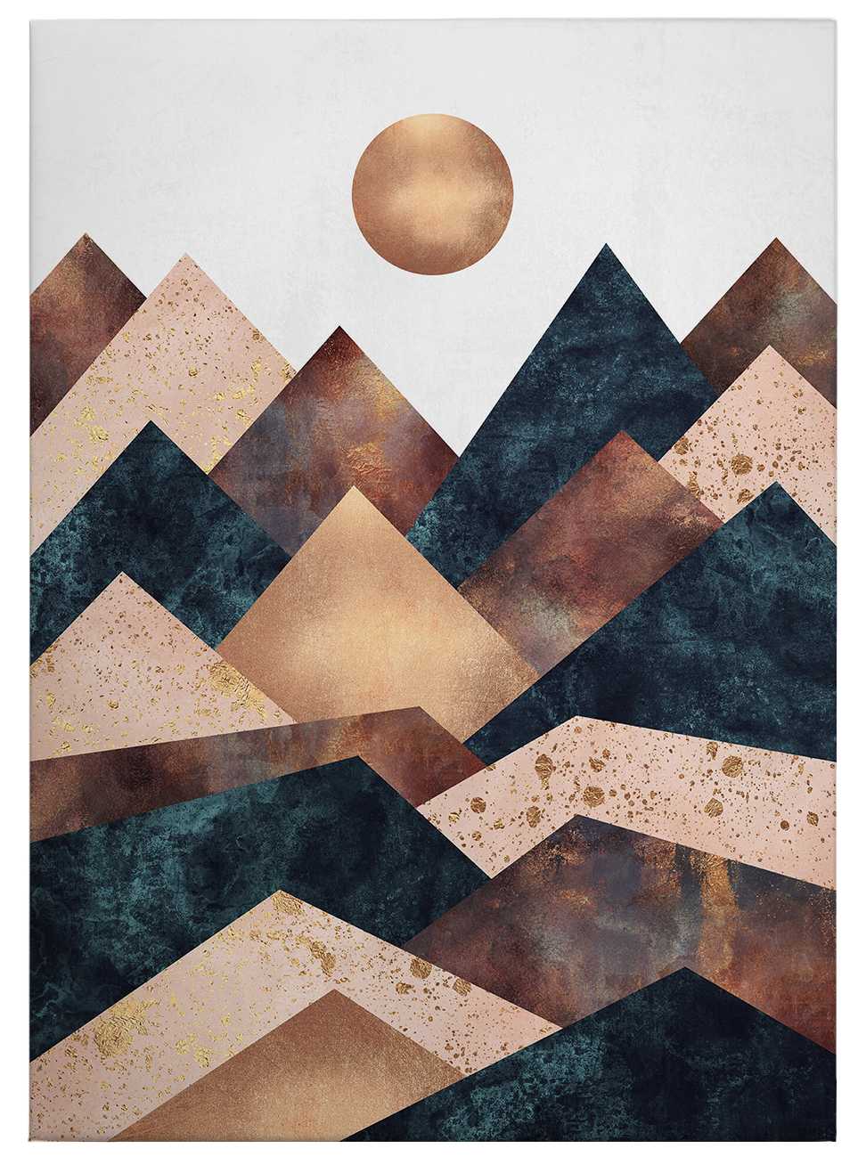             Quadro su tela "Giornata d'autunno in montagna" di Fredriksson - 0,50 m x 0,70 m
        