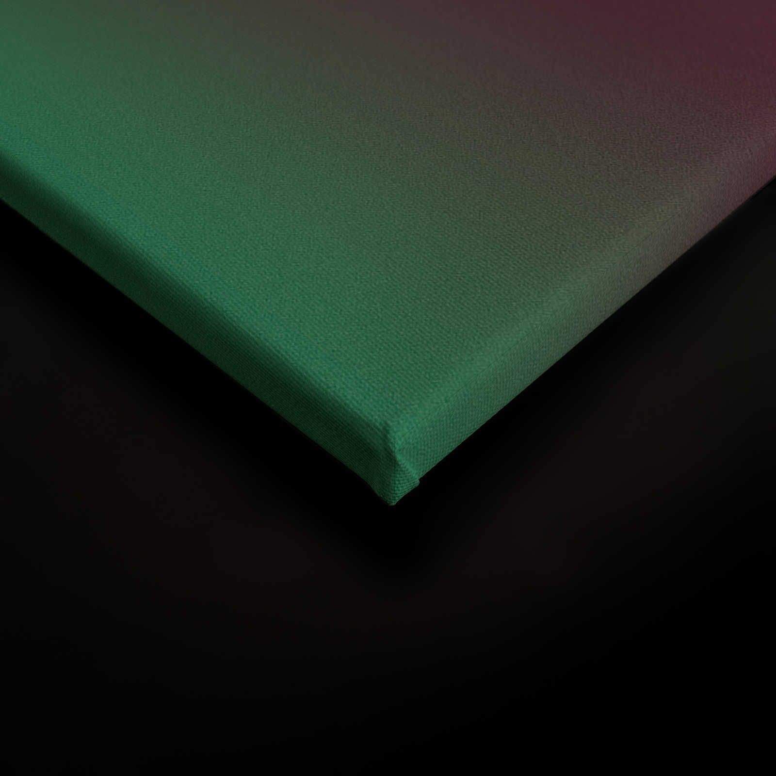             Over the Rainbow 2 - Bont streepdesign op canvas met kleurverloop - 0.90 m x 0.60 m
        