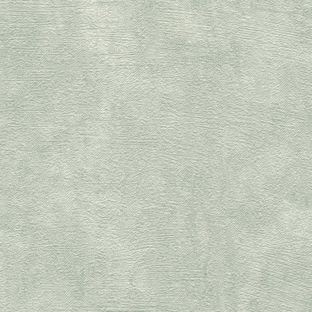             Non-woven wallpaper with textured pattern plain - green
        