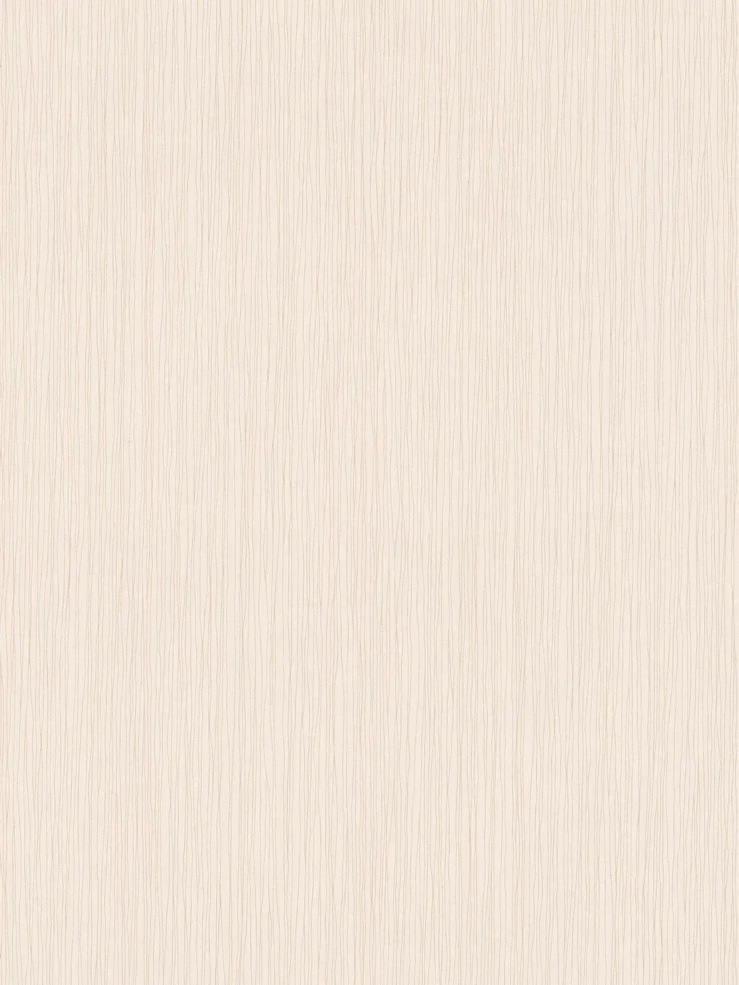 Bright non-woven wallpaper beige line design & embossed texture
