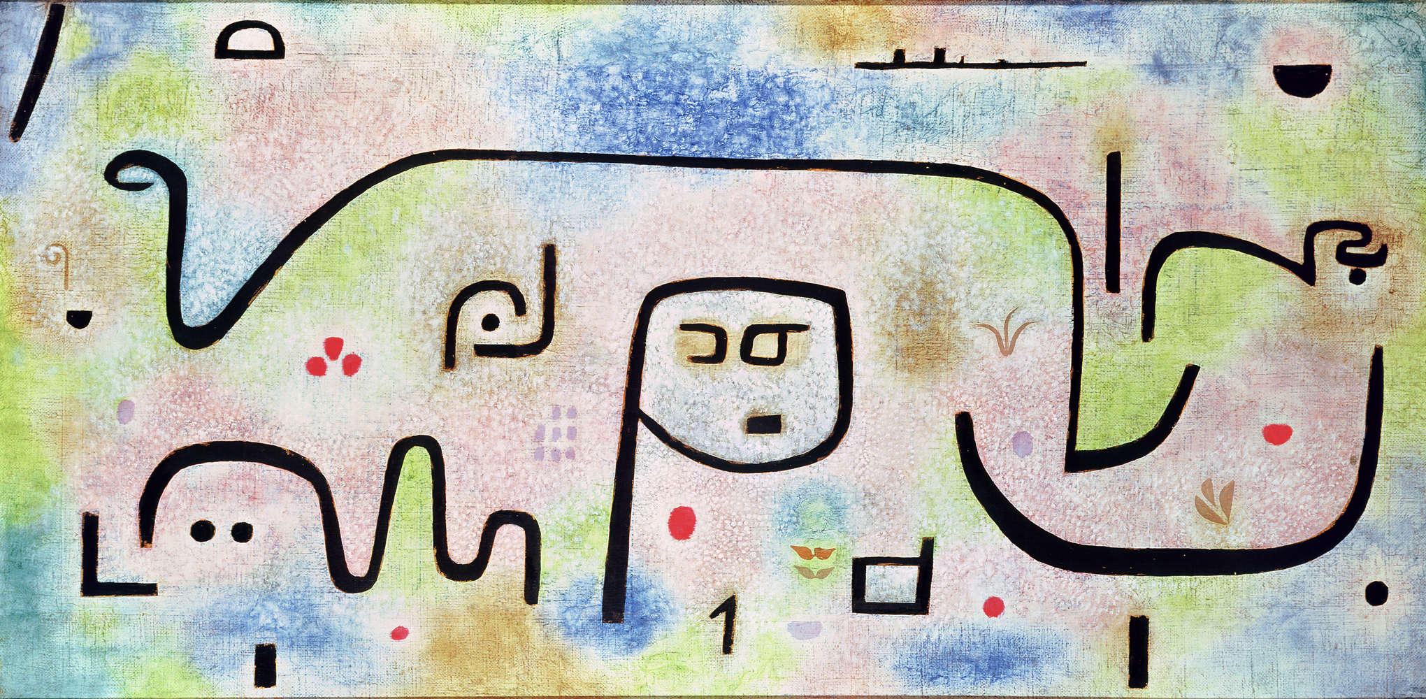             Mural "Insula Dulcamara" de Paul Klee
        