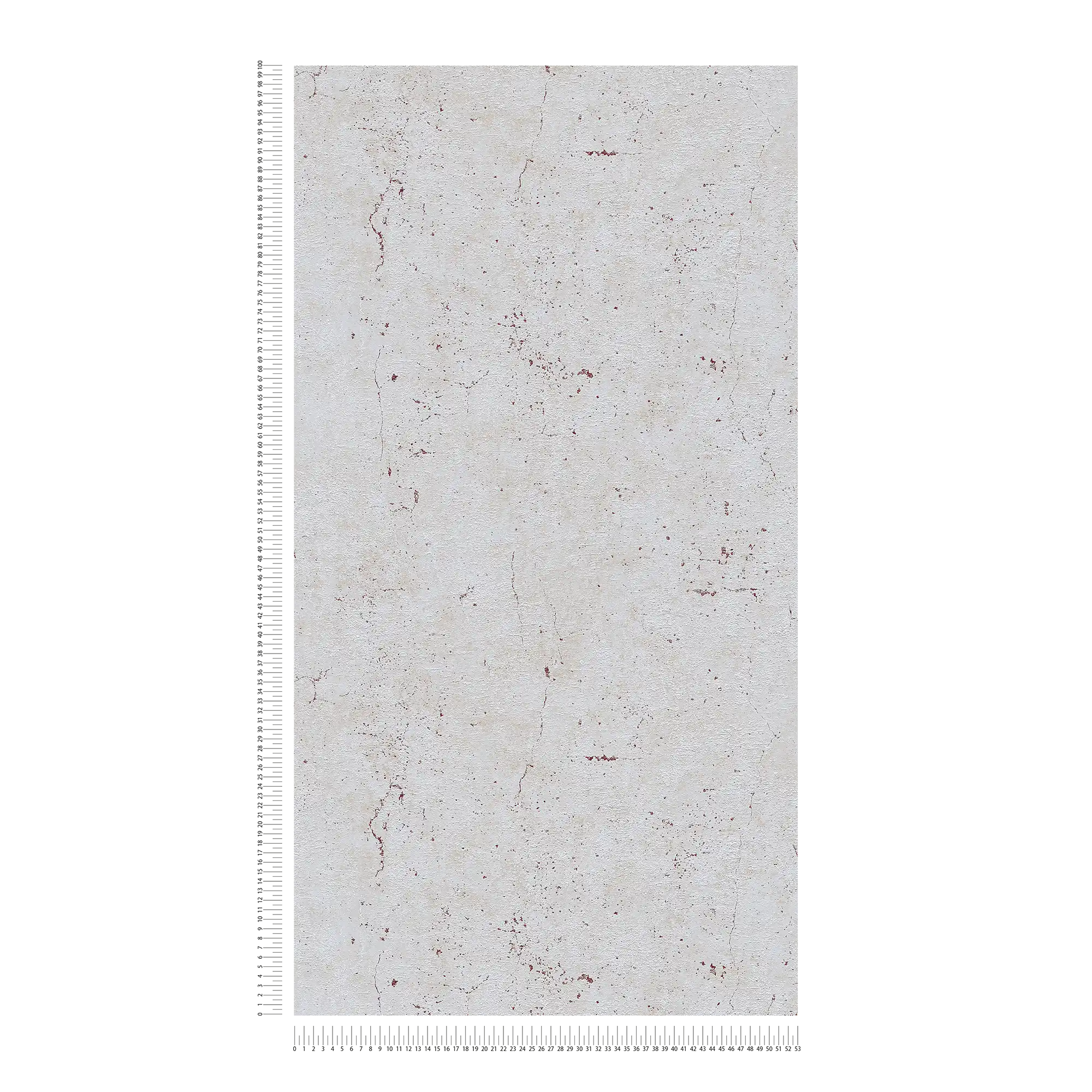             Carta da parati effetto cemento con texture superficiale - grigio
        