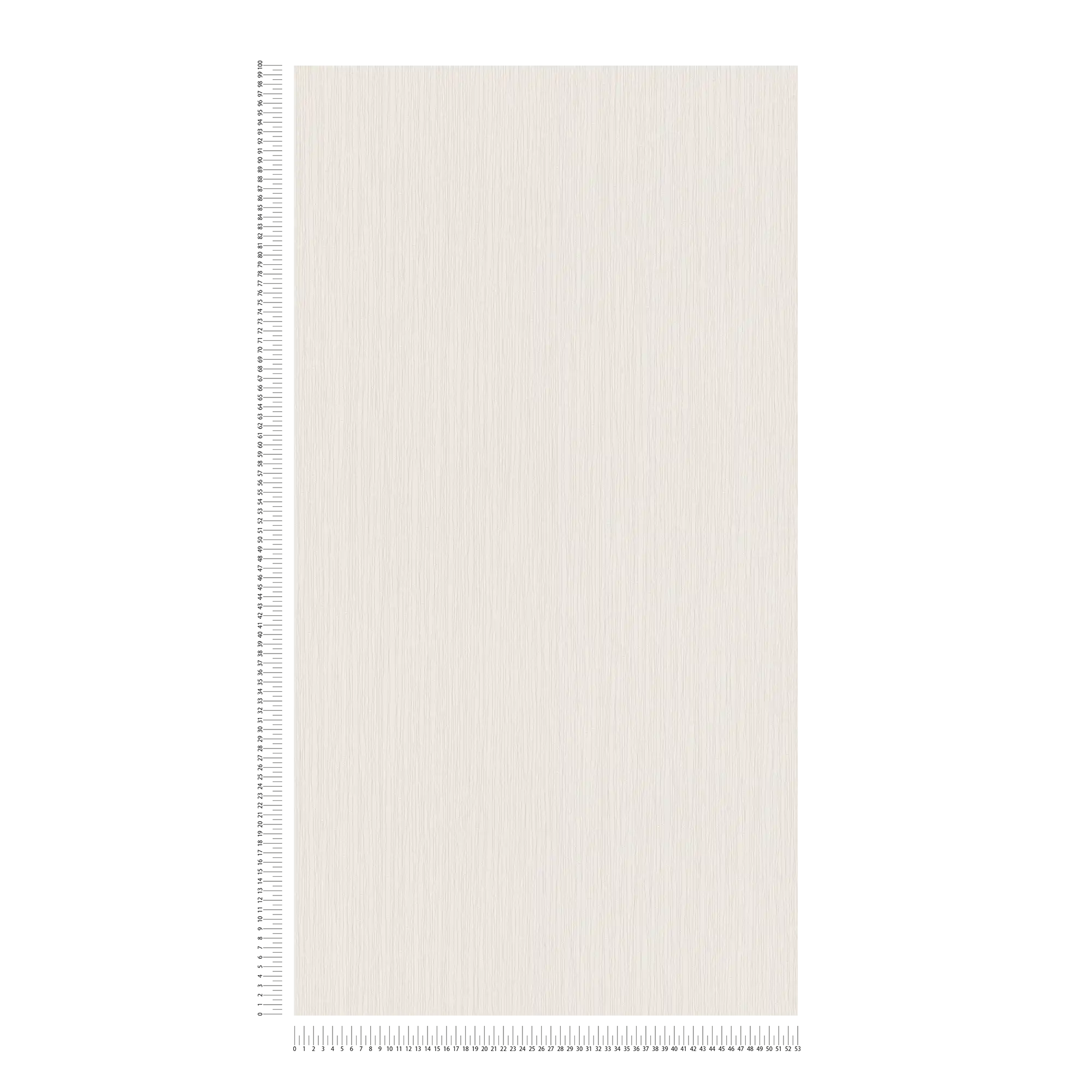             Plain wallpaper with texture pattern & line design - cream
        