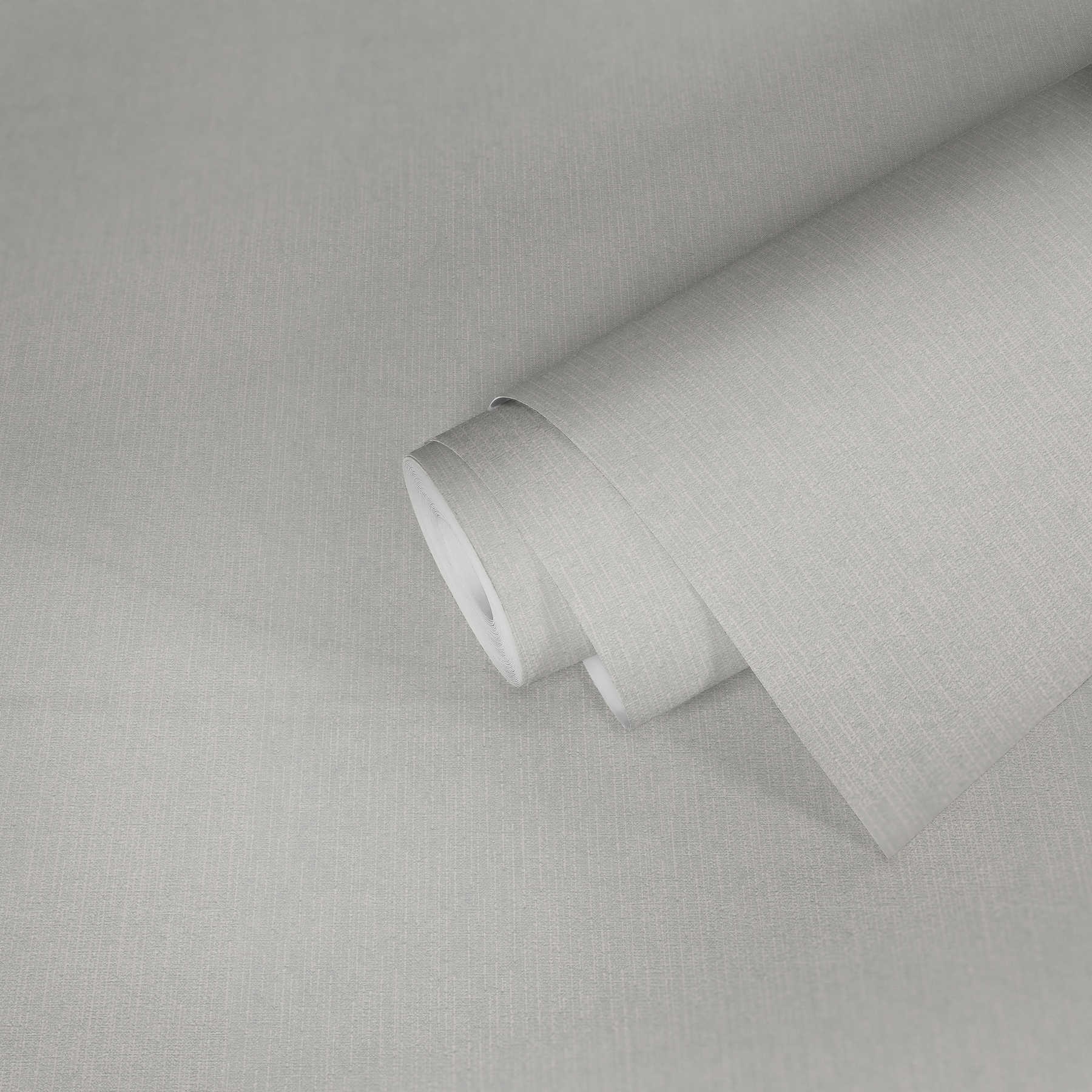             Papier peint blanc uni avec structure de surface naturelle
        
