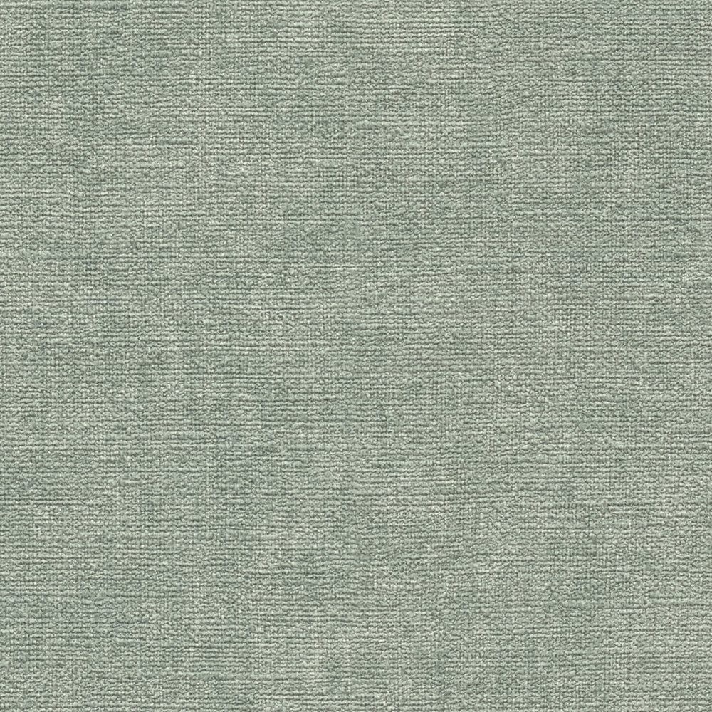             Papel pintado unitario ligeramente texturizado con aspecto textil - verde, gris
        
