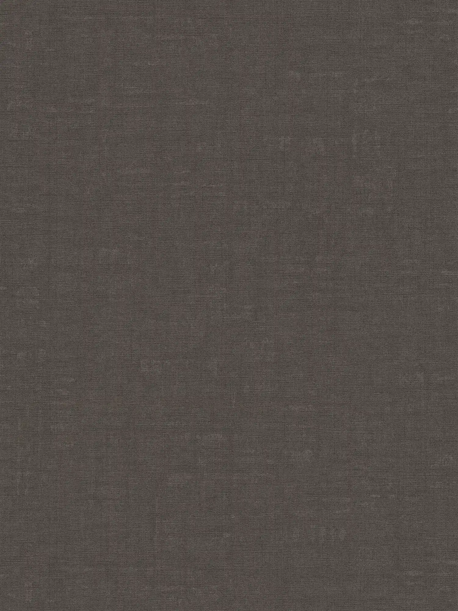 Papel pintado Melange liso con diseño de estructura - gris, negro
