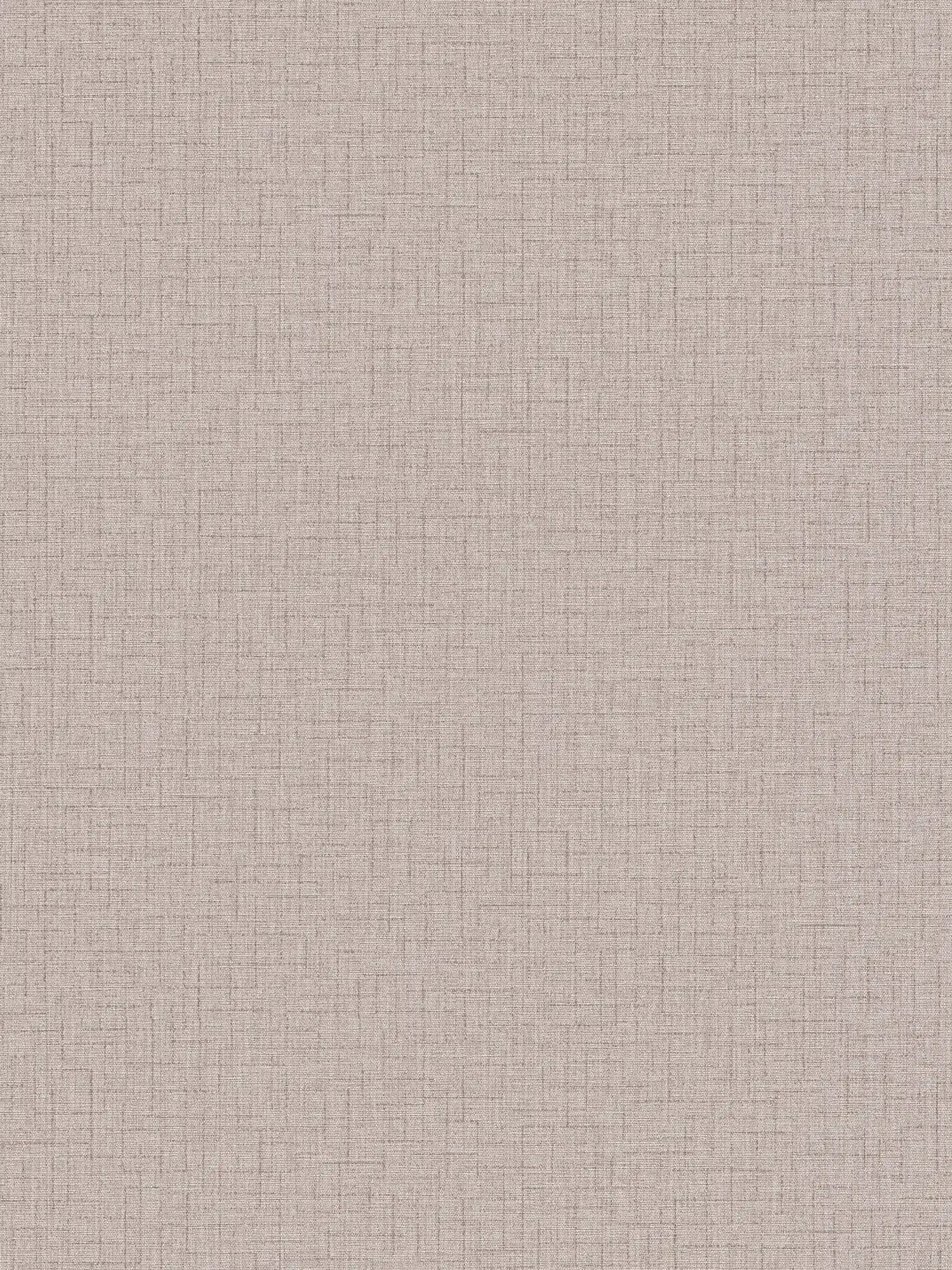 Papier peint uni avec design textile & motifs structurés - beige
