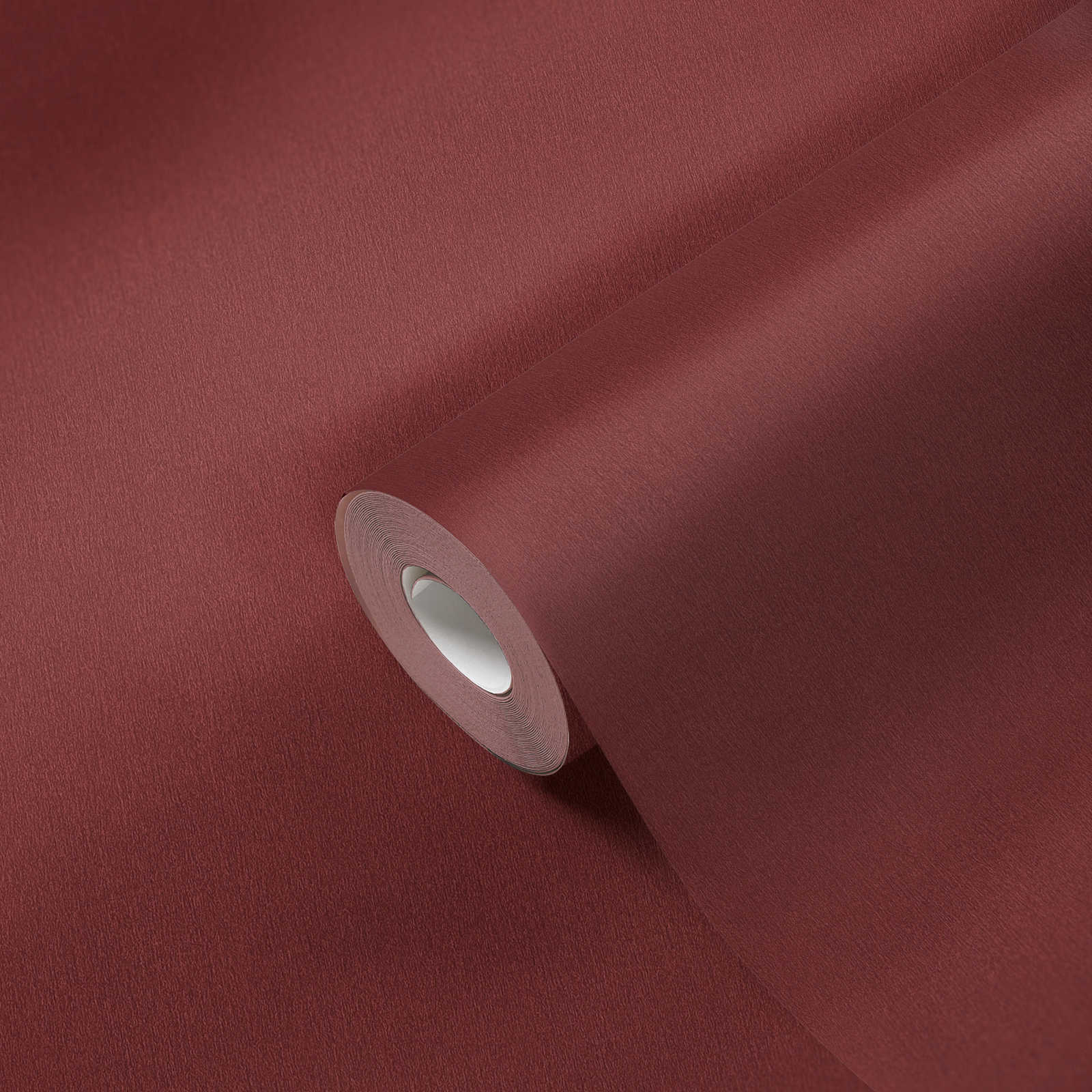             papel pintado rojo burdeos con estructura de color - rojo oscuro
        
