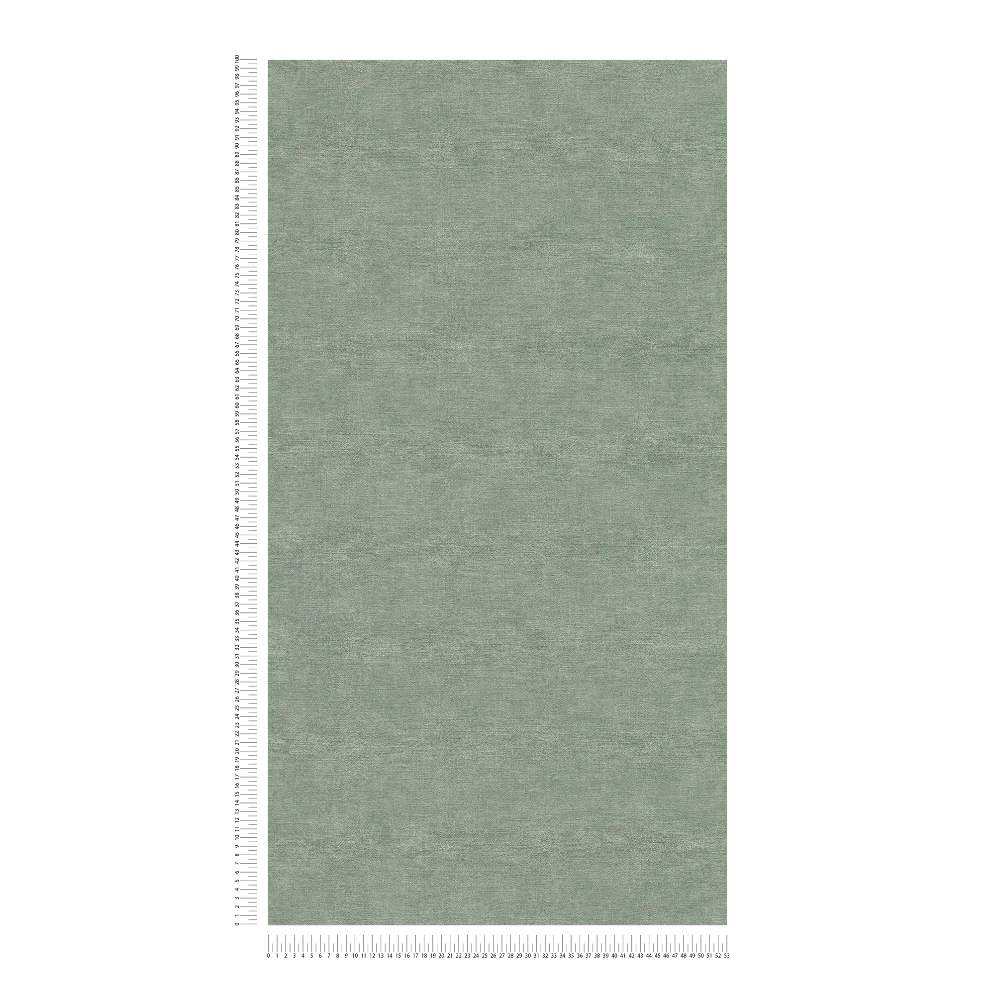             papier peint en papier uni légèrement structuré aspect textile - vert, gris
        
