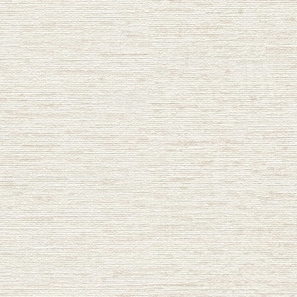             Plain wallpaper with fabric structure, matt - cream, white, beige
        