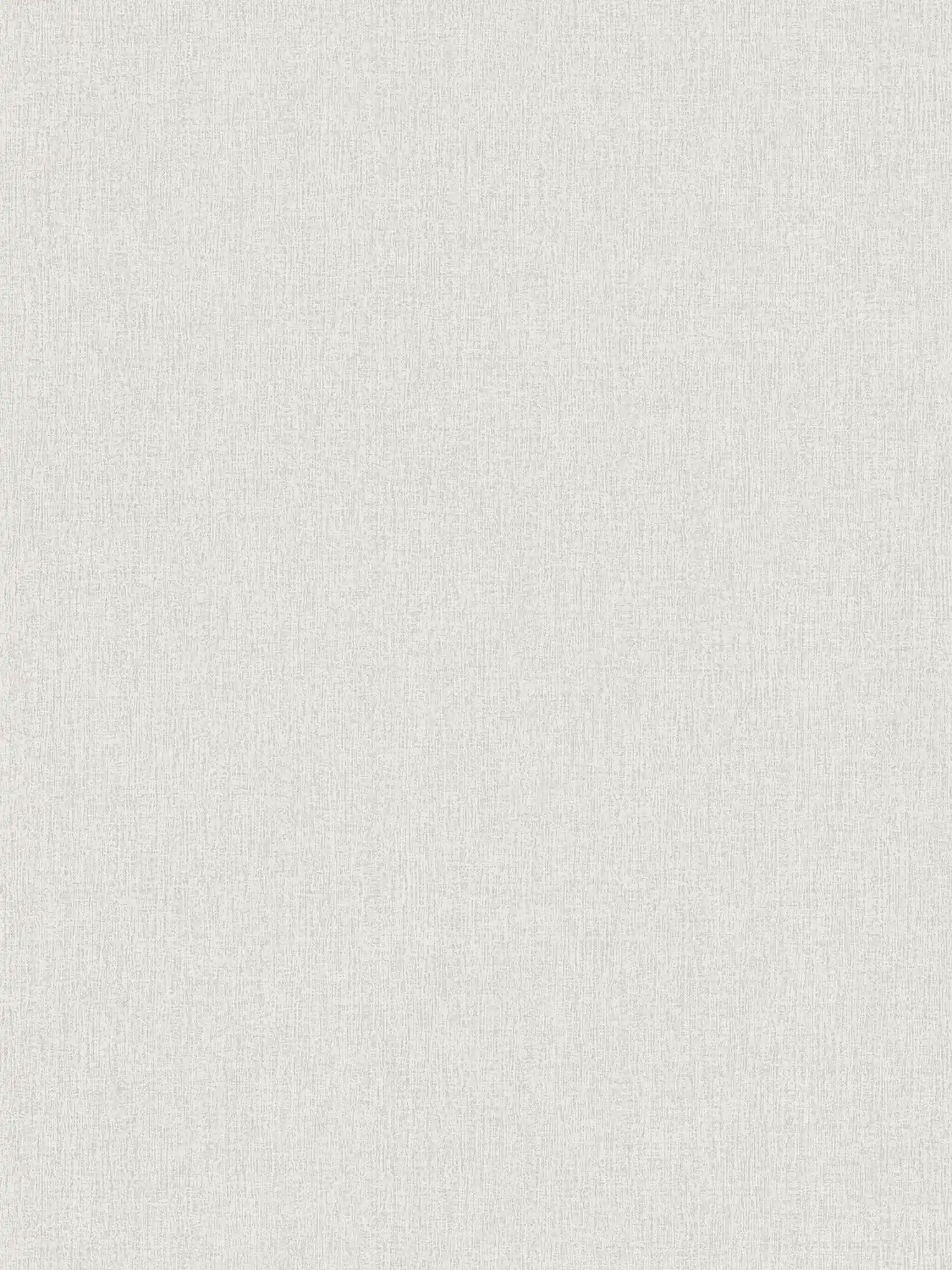 Wallpaper linen look, plain & mottled - white
