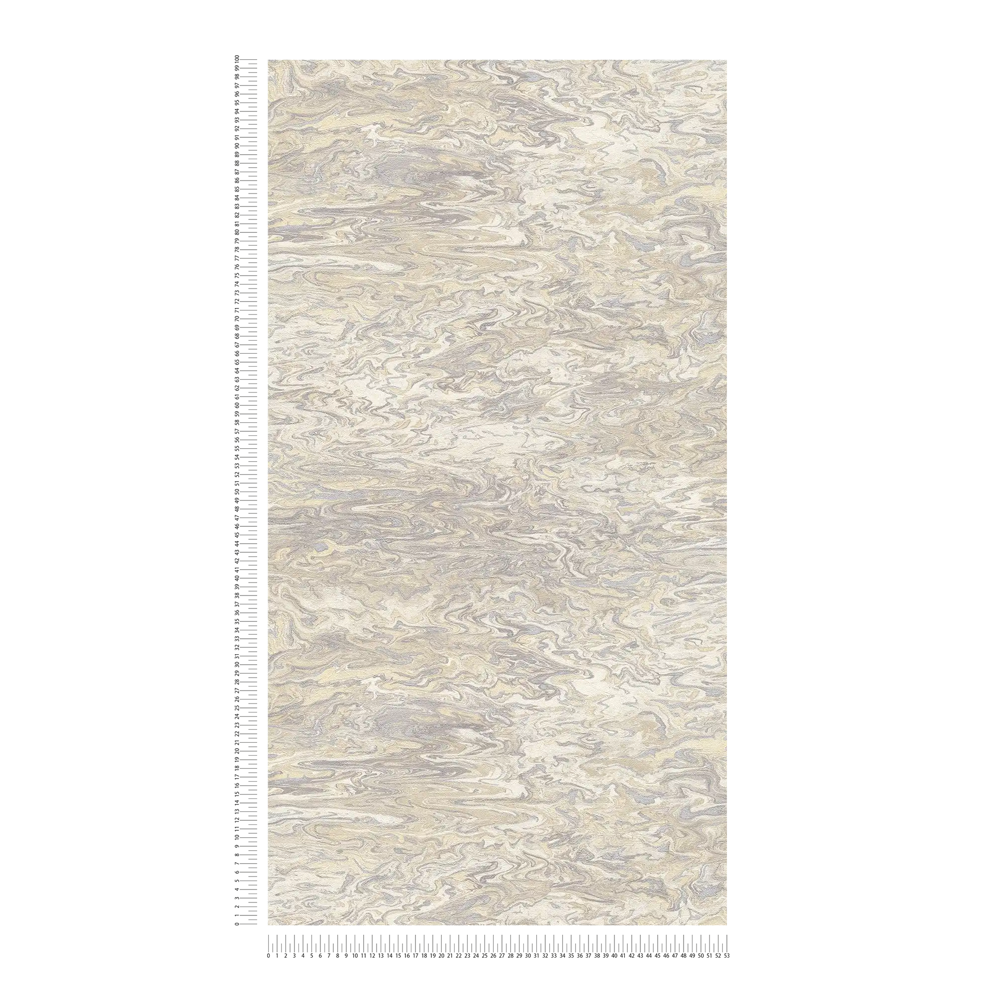             Gemarmerd behang Marmerpapier effect - wit, beige, crème
        