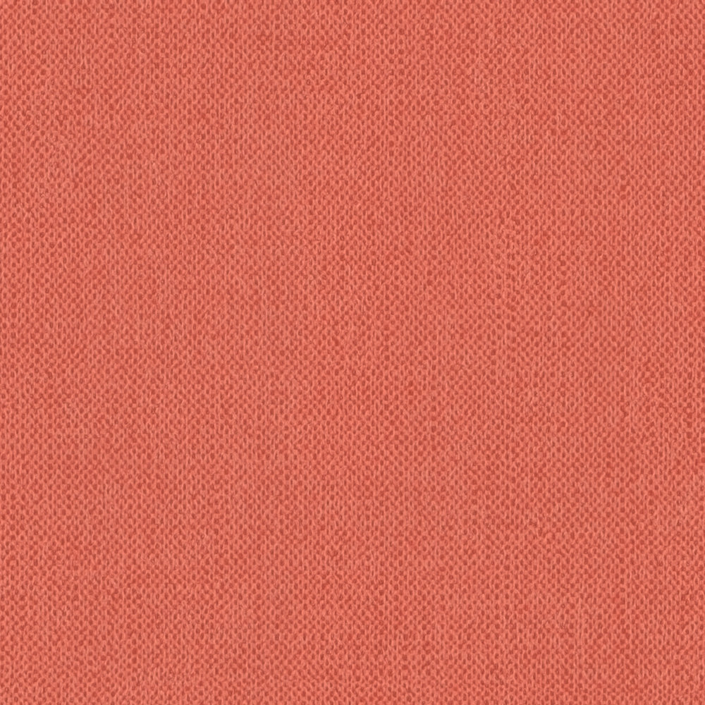             Papel pintado naranja con textura de lino y color terracota
        