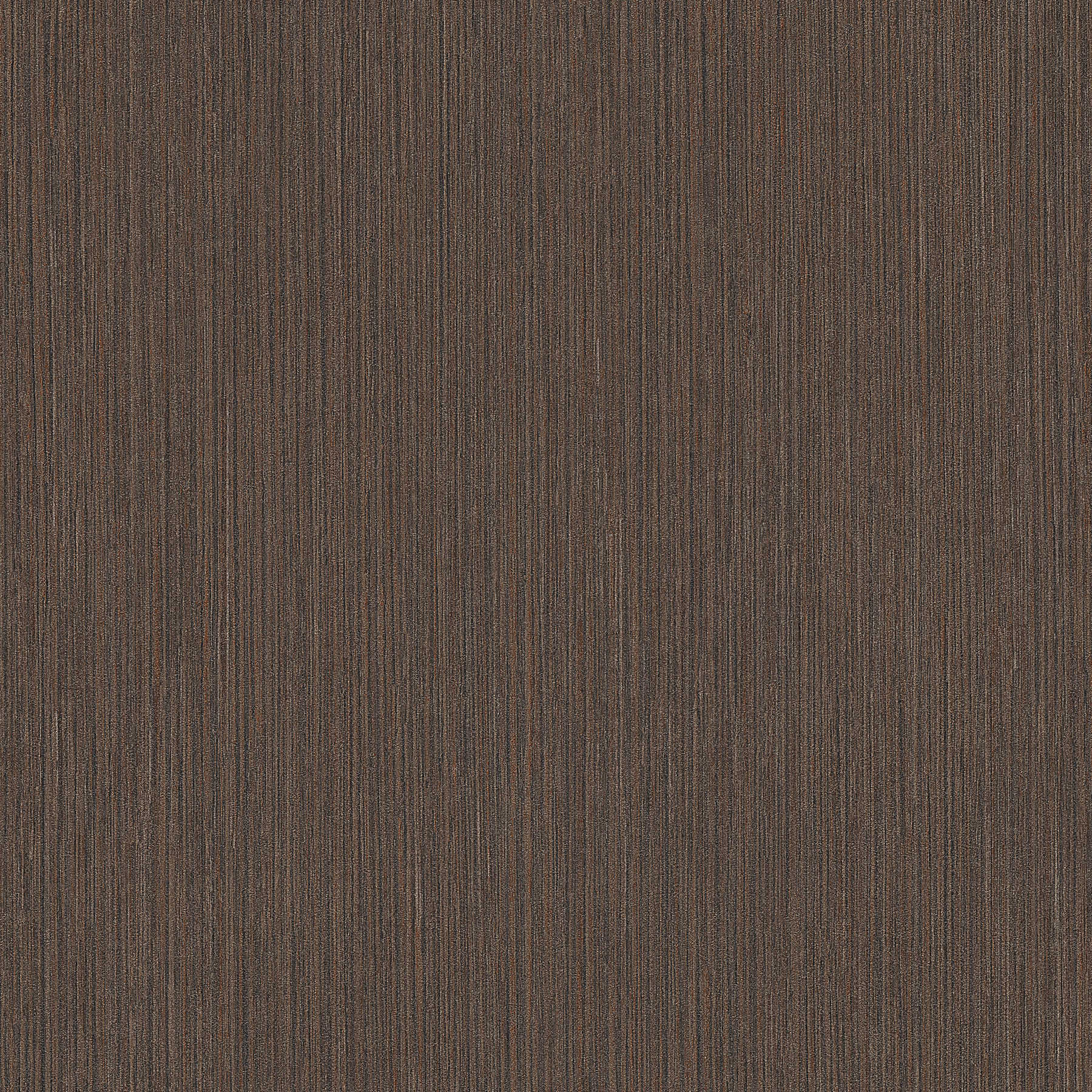 Non-woven wallpaper subtle stripes in textile design - brown
