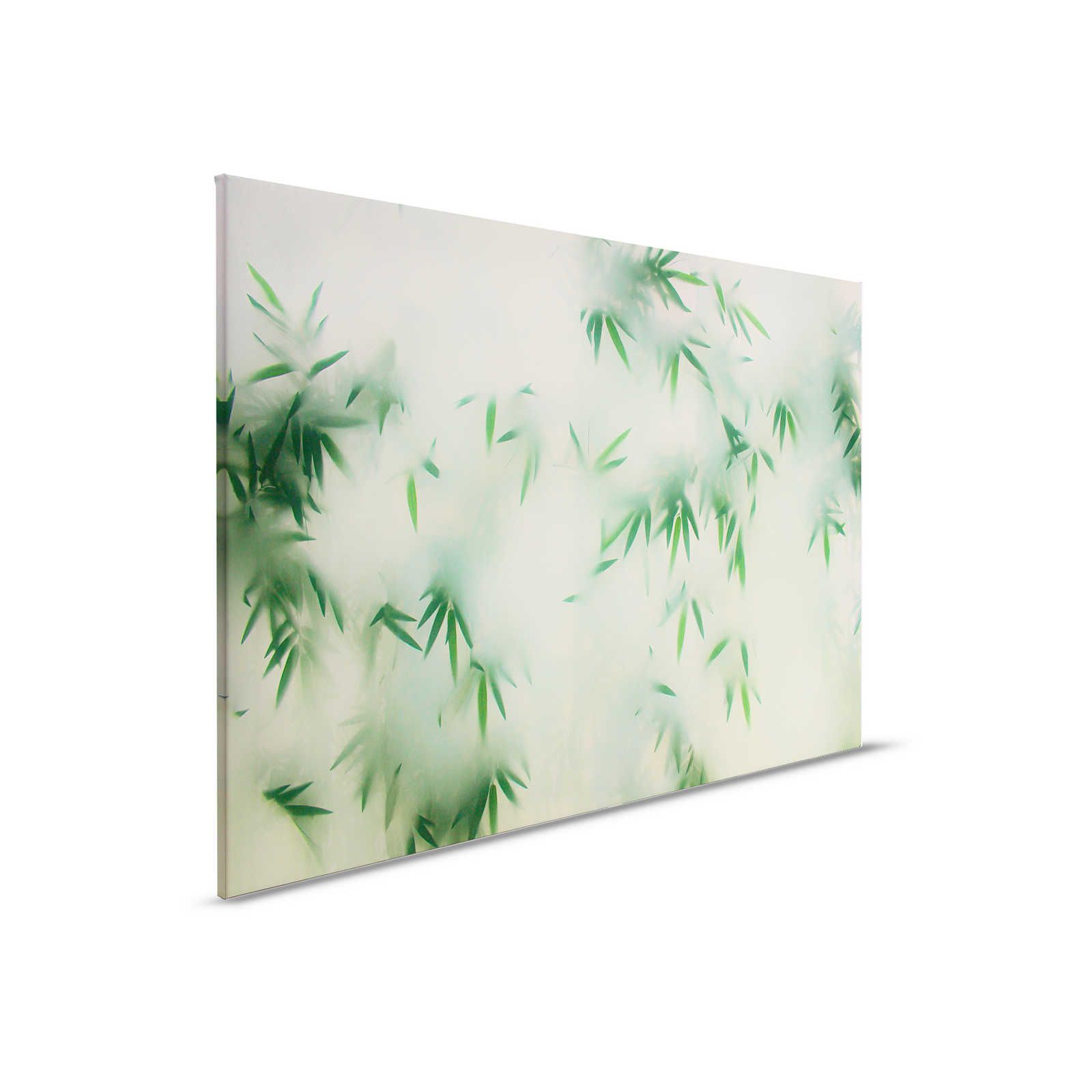         Panda Paradise 2 - Canvas painting green bamboo in the mist - 0,90 m x 0,60 m
    
