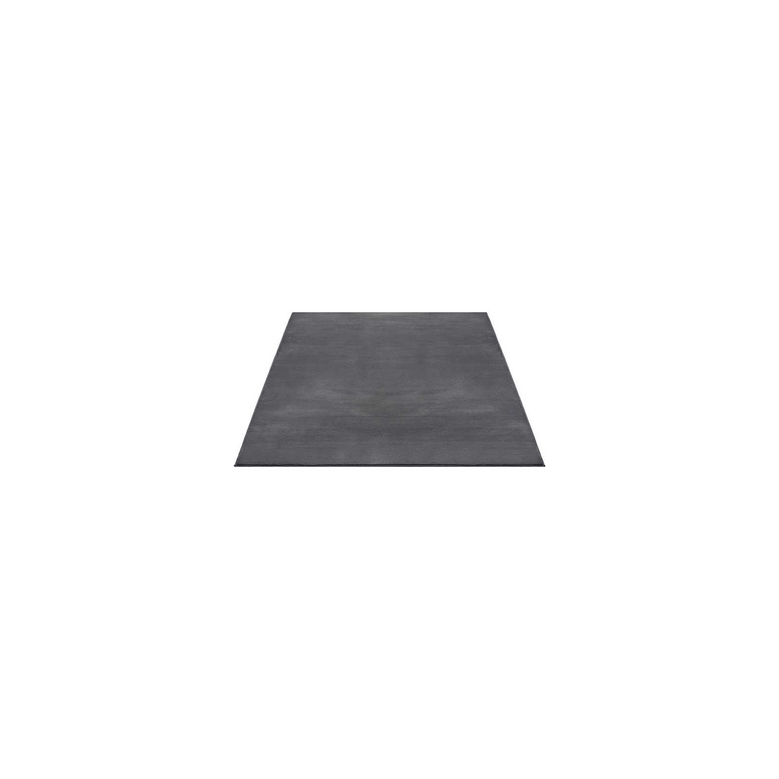 Zacht hoogpolig tapijt in antraciet - 140 x 70 cm
