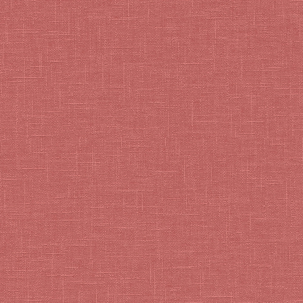             papel pintado rosa viejo liso con estructura textil en estilo rústico
        