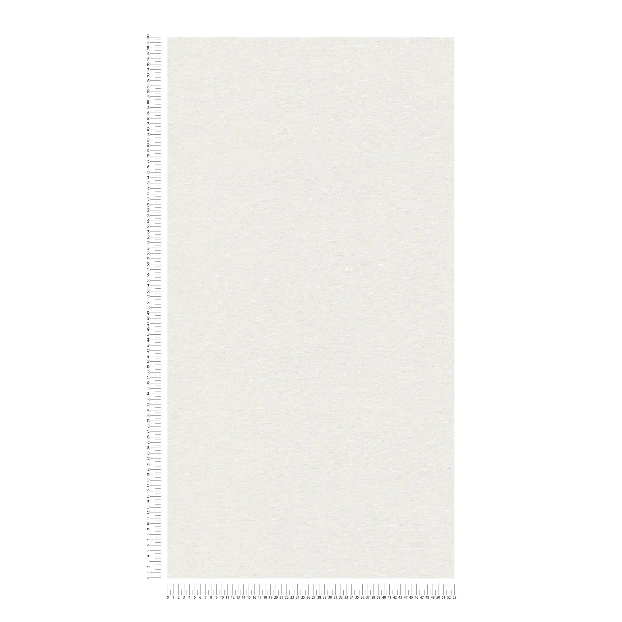             papier peint en papier uni légèrement structuré aspect mat - blanc, crème
        