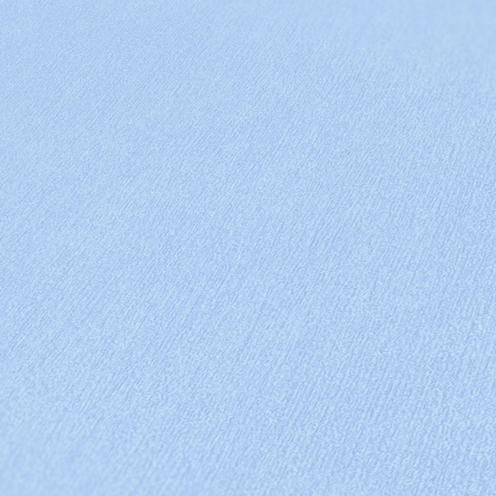             Papier peint chambre enfant garçon uni lisse - Bleu
        