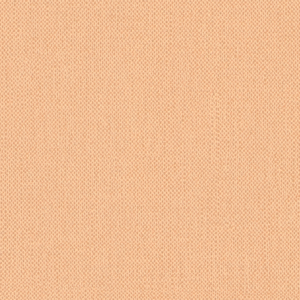             Wallpaper pastel orange with linen look & texture effect - orange
        