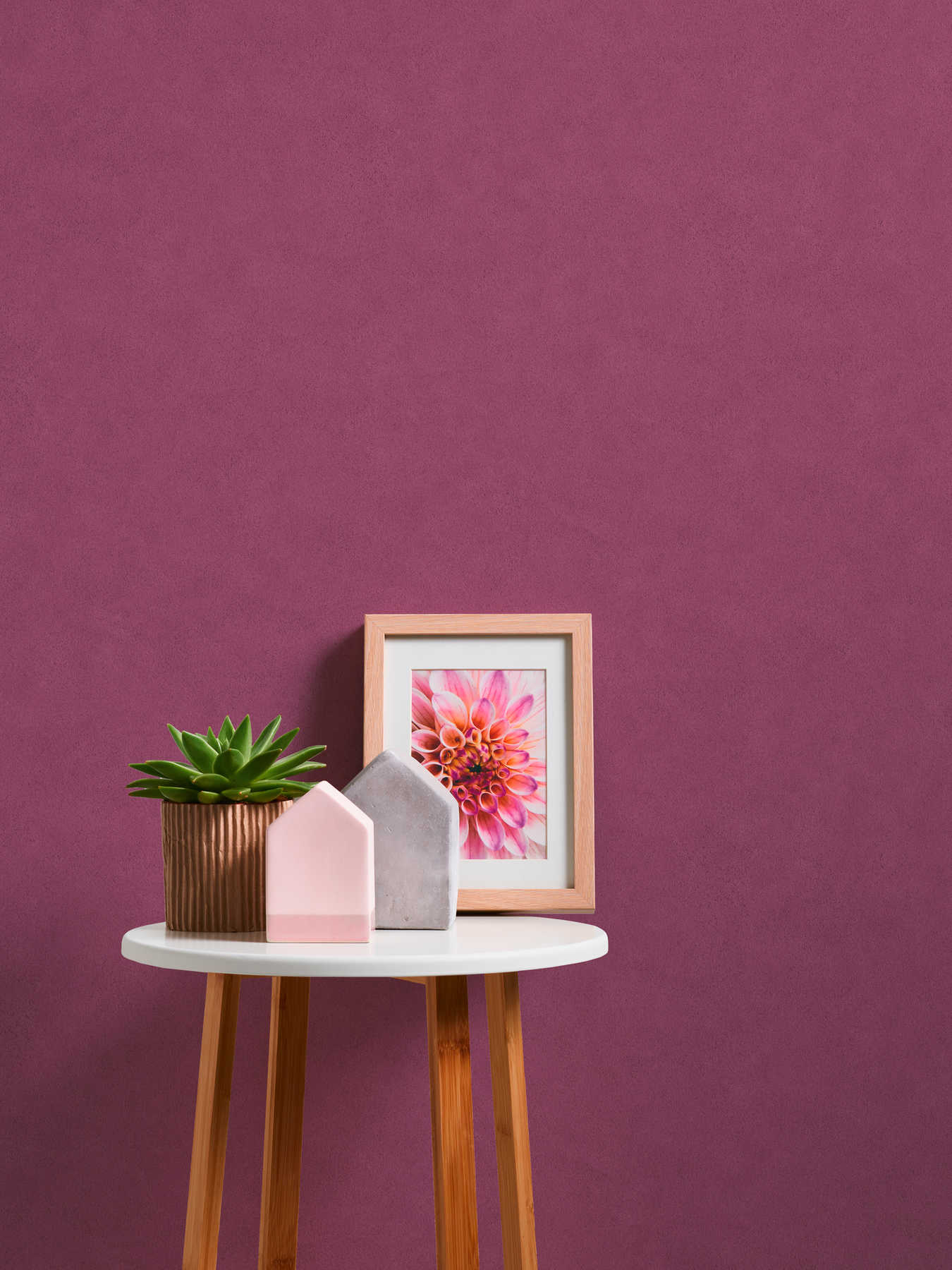             Plain wallpaper with fine mottled surface texture - purple
        