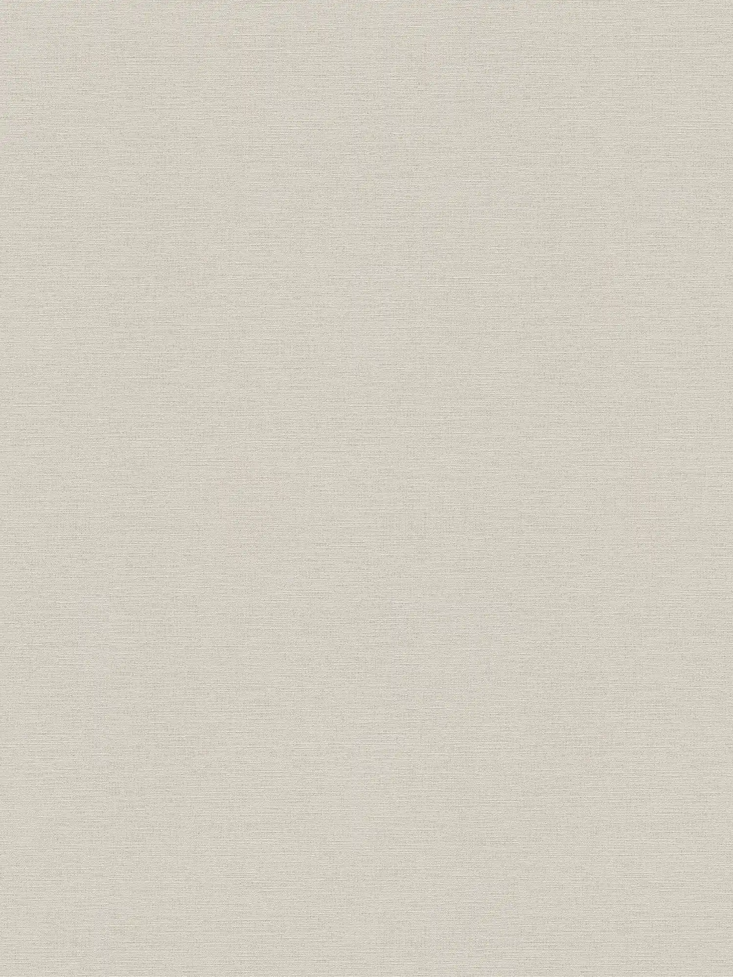 Papel pintado de aspecto de lino beige liso, ligero con estructura textil
