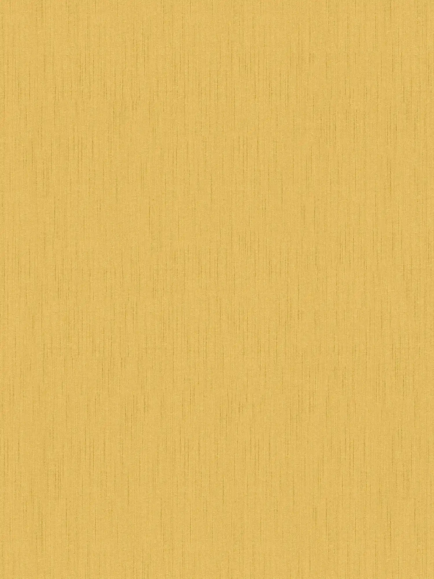 Papier peint jaune moutarde intissé avec motif chiné - jaune
