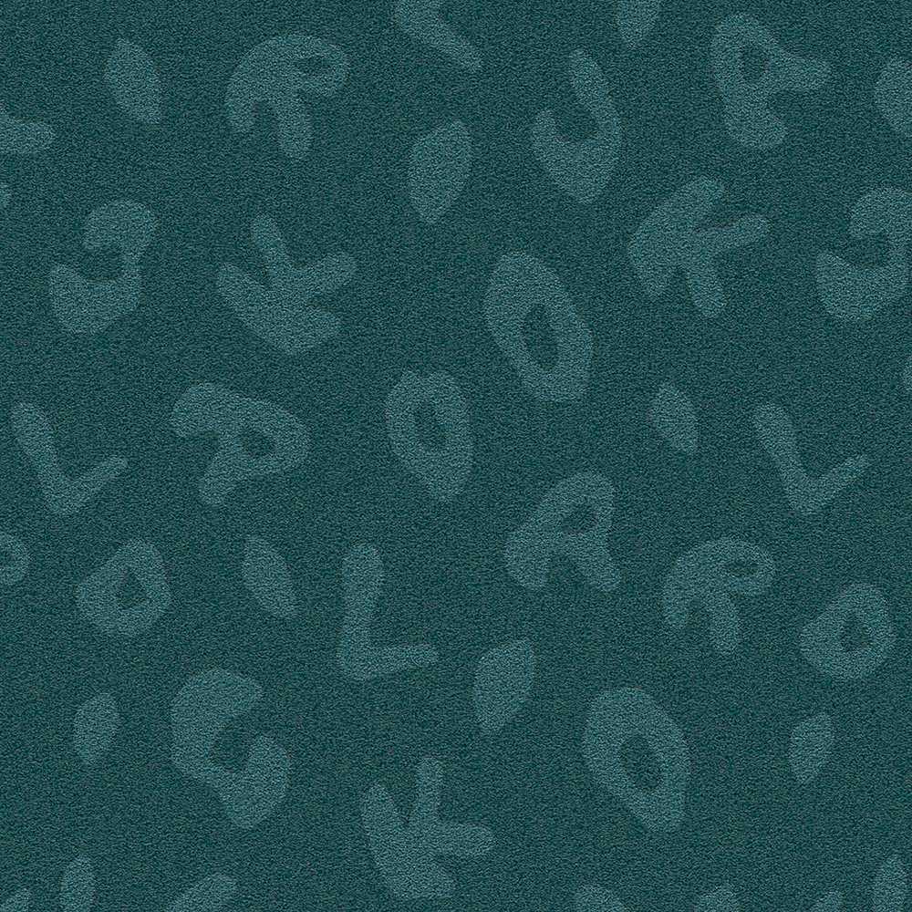             Karl LAGERFELD behang dierenprint - groen, metallic
        